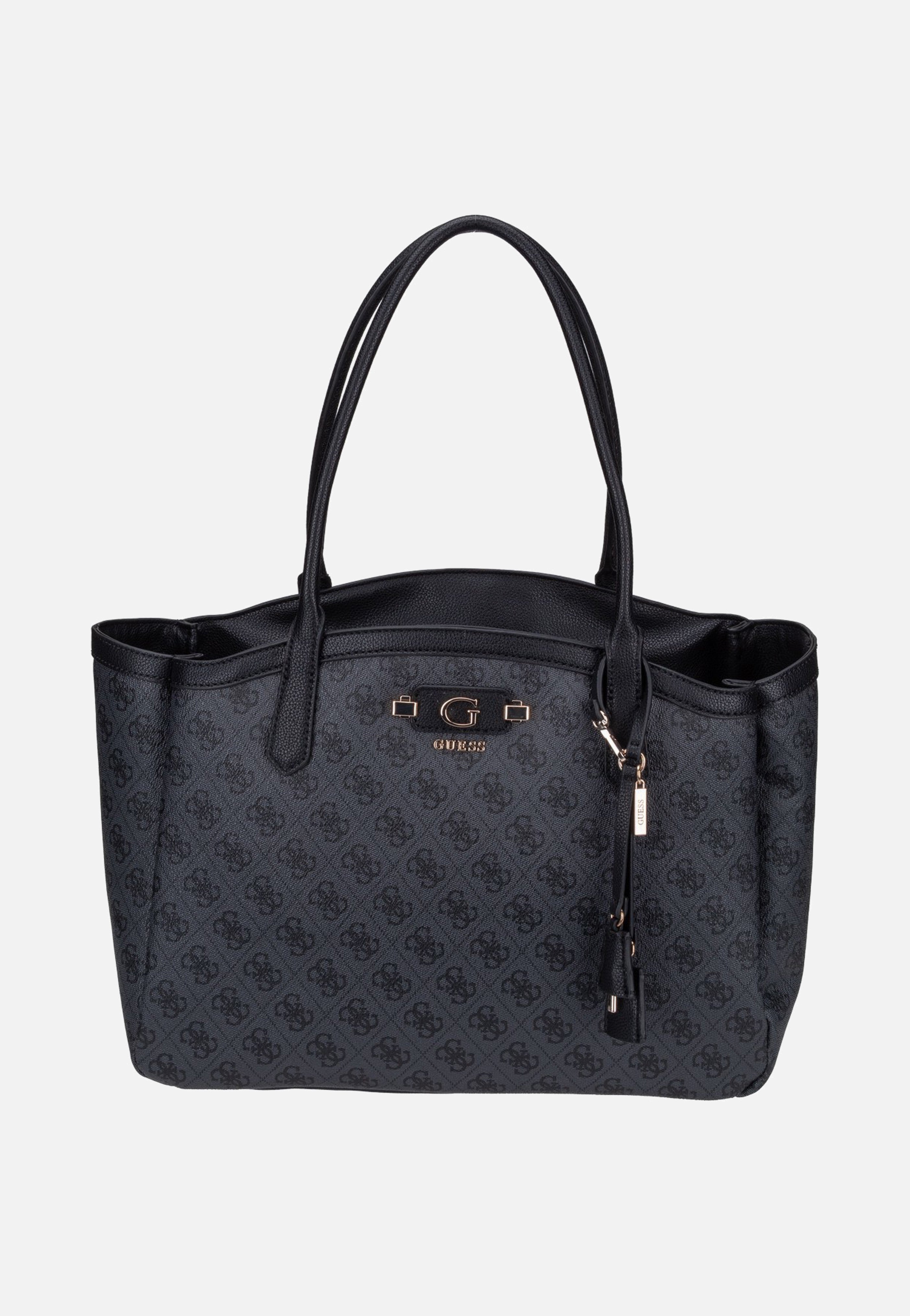 Guess Lindsey 49230 Coal Logo Shopper