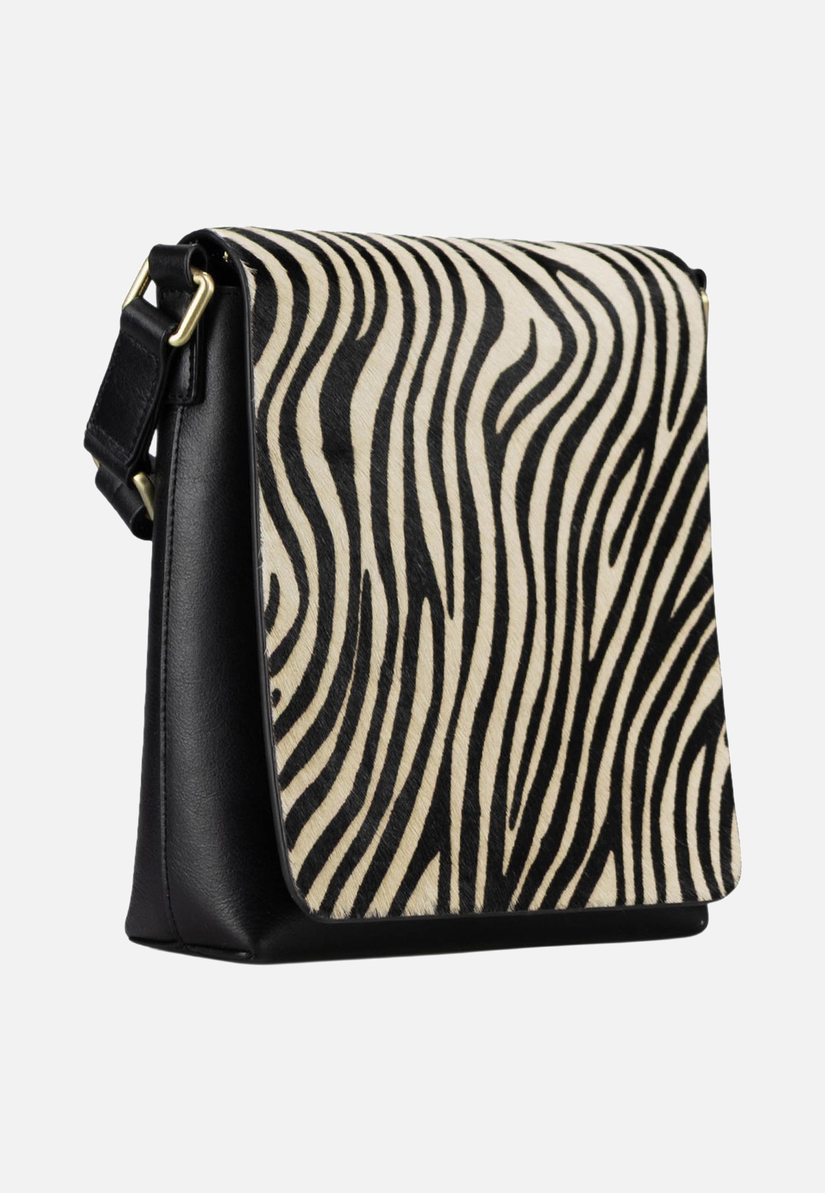 Jost Furry Zebra Shoulder Bag S 3114 Zebra Schultertasche