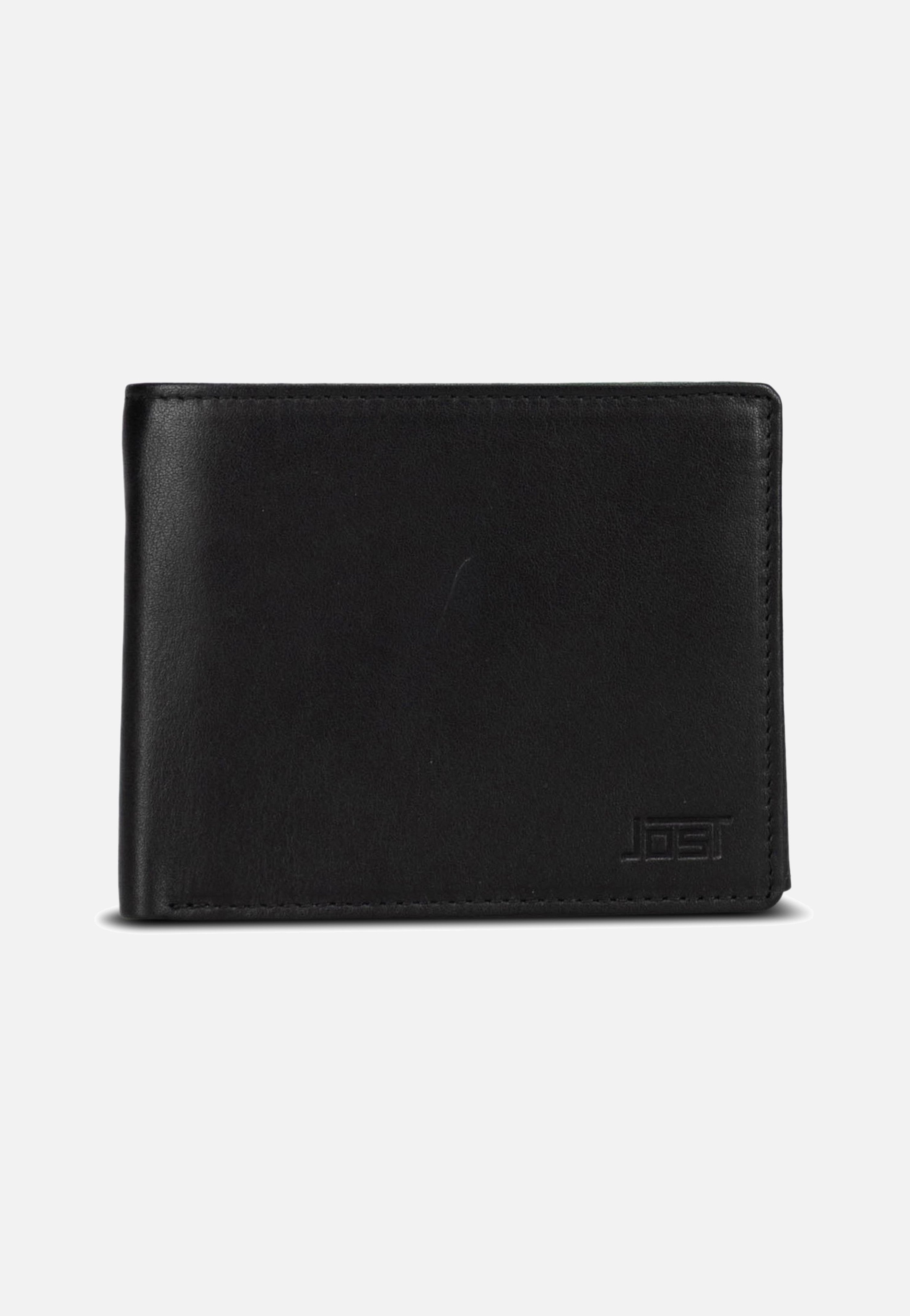 Jost Odense Medium 6352 Black Portemonnaie