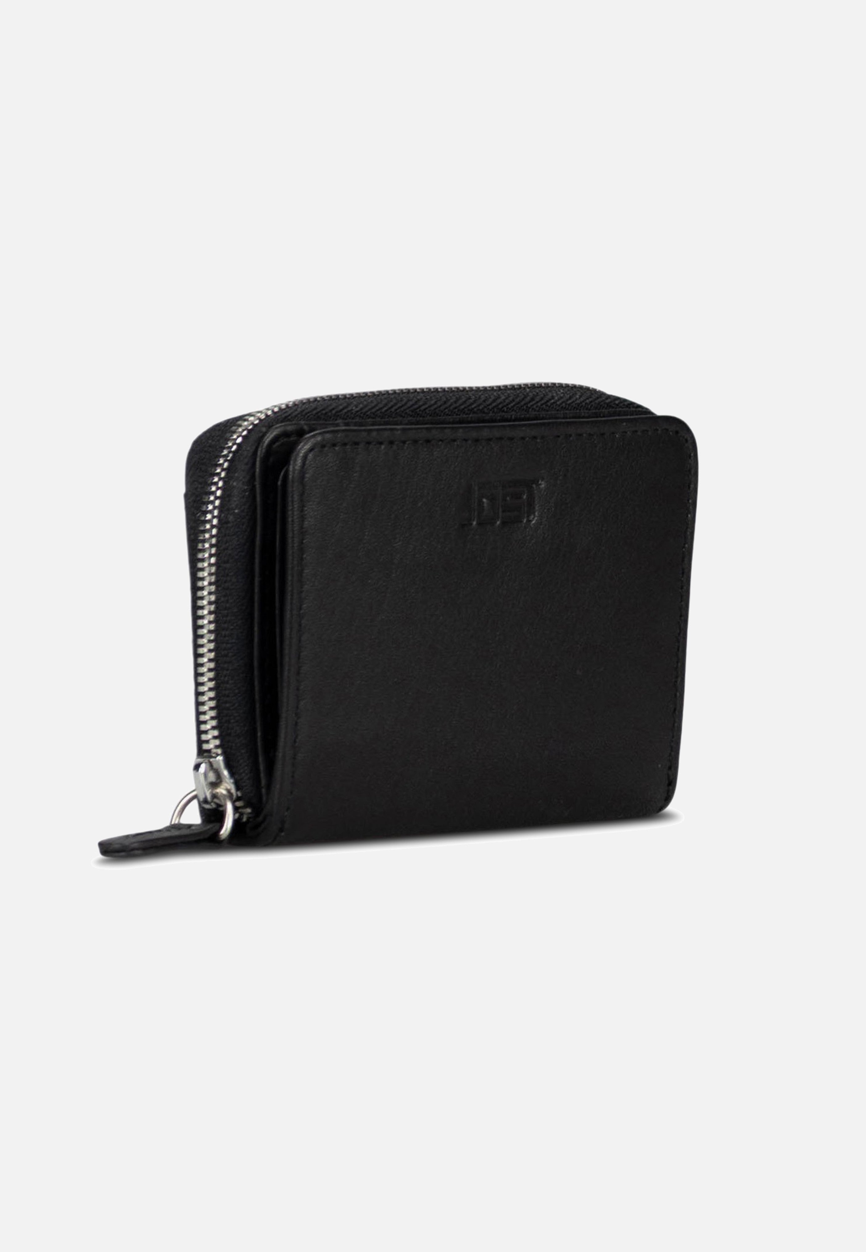 Jost Odense Zip 6335 Mini Black Portemonnaie