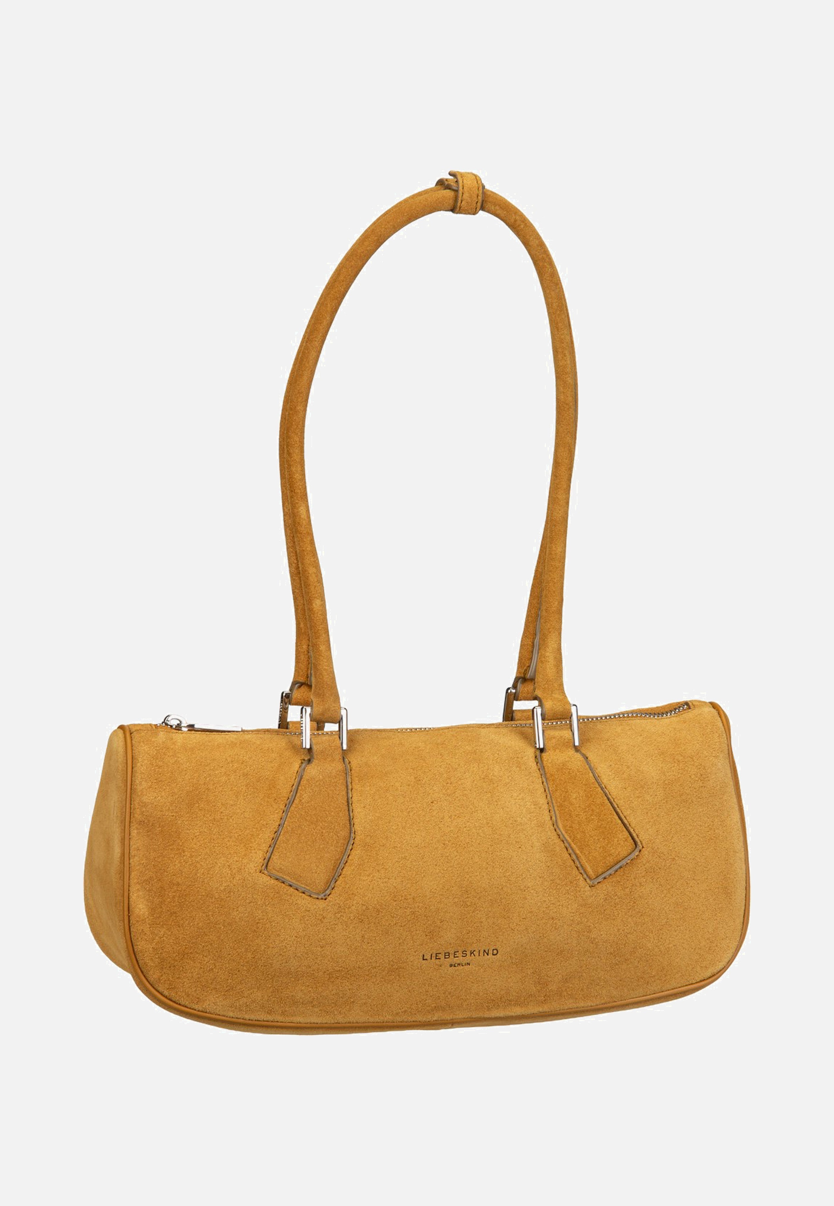 Liebeskind Berlin Cecile Satchel M Suede Honey Suede Satchel