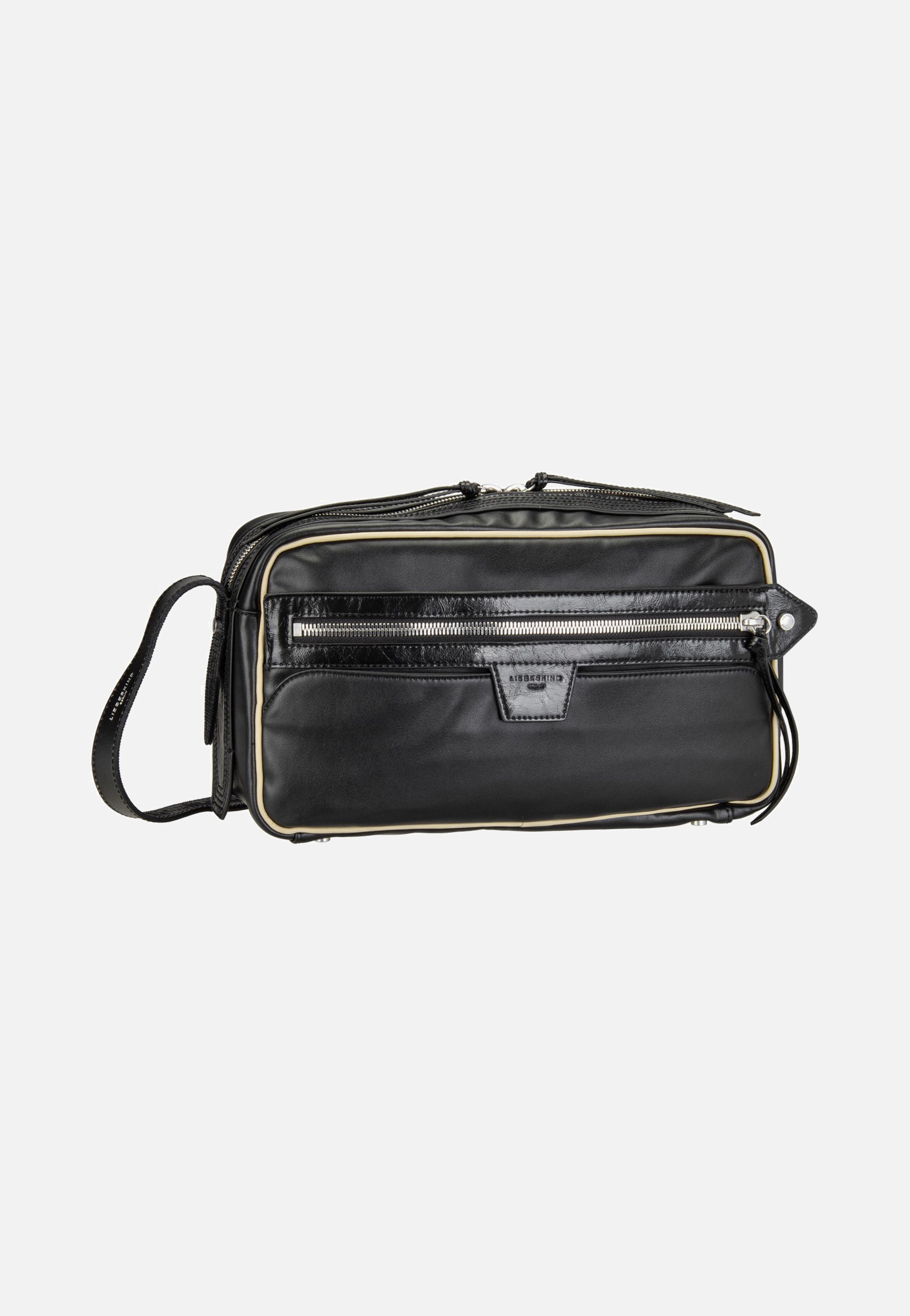 Liebeskind Berlin Juno Satchel M Soft Calf Black Shoulder Bag