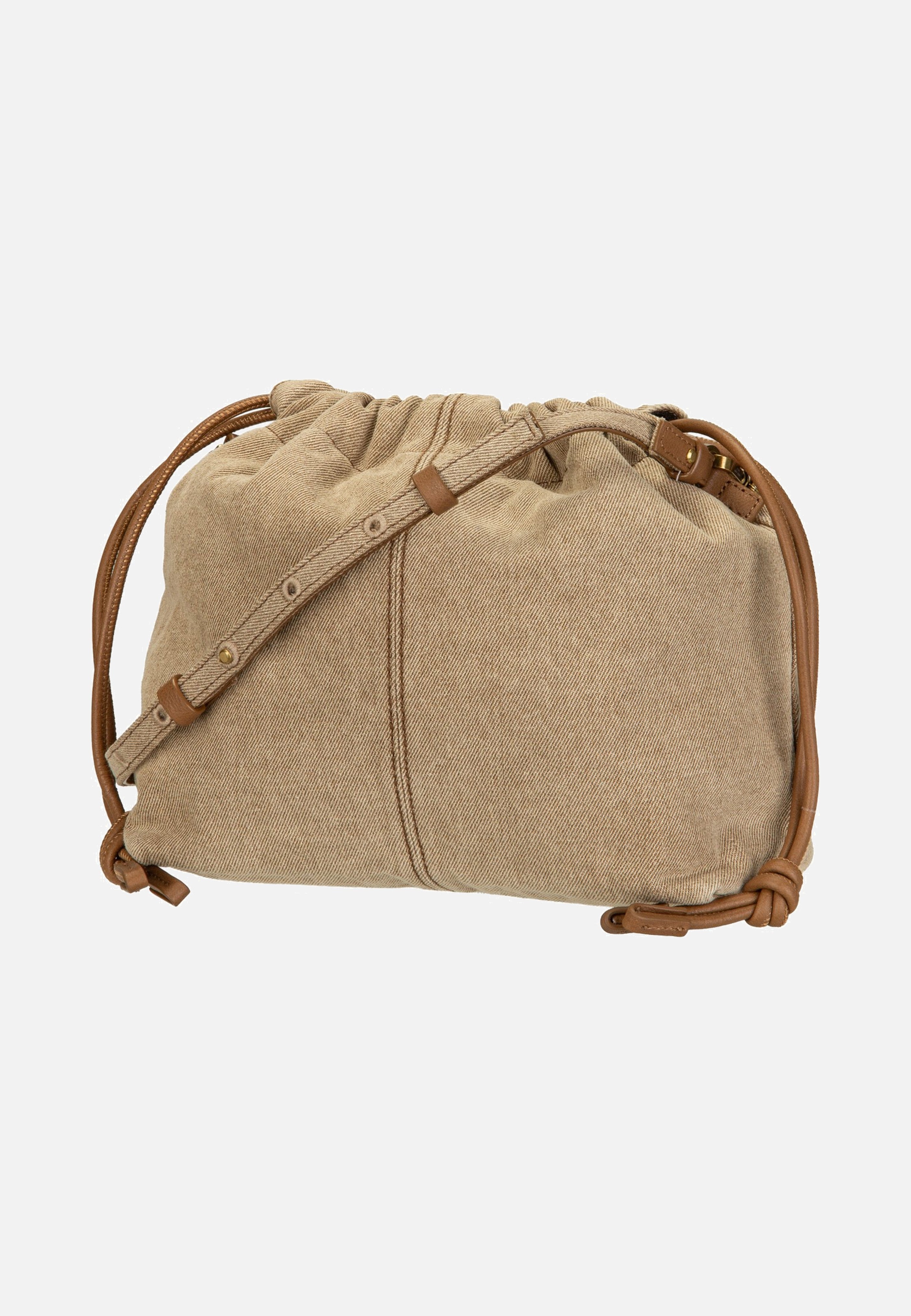 Liebeskind Berlin Lya II Hobo S Denim Beige Crossbody Bag