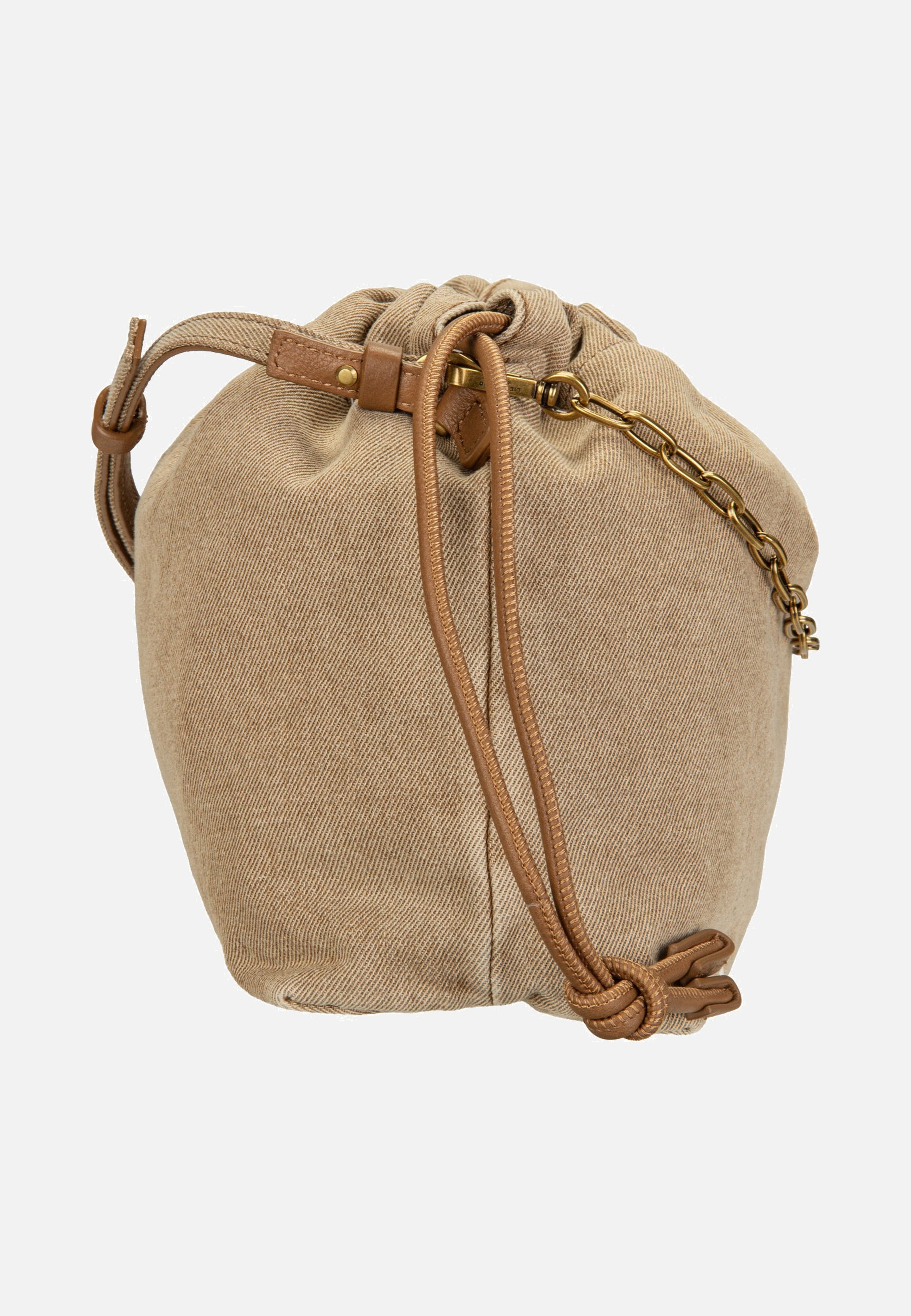 Liebeskind Berlin Lya II Hobo S Denim Beige Crossbody Bag