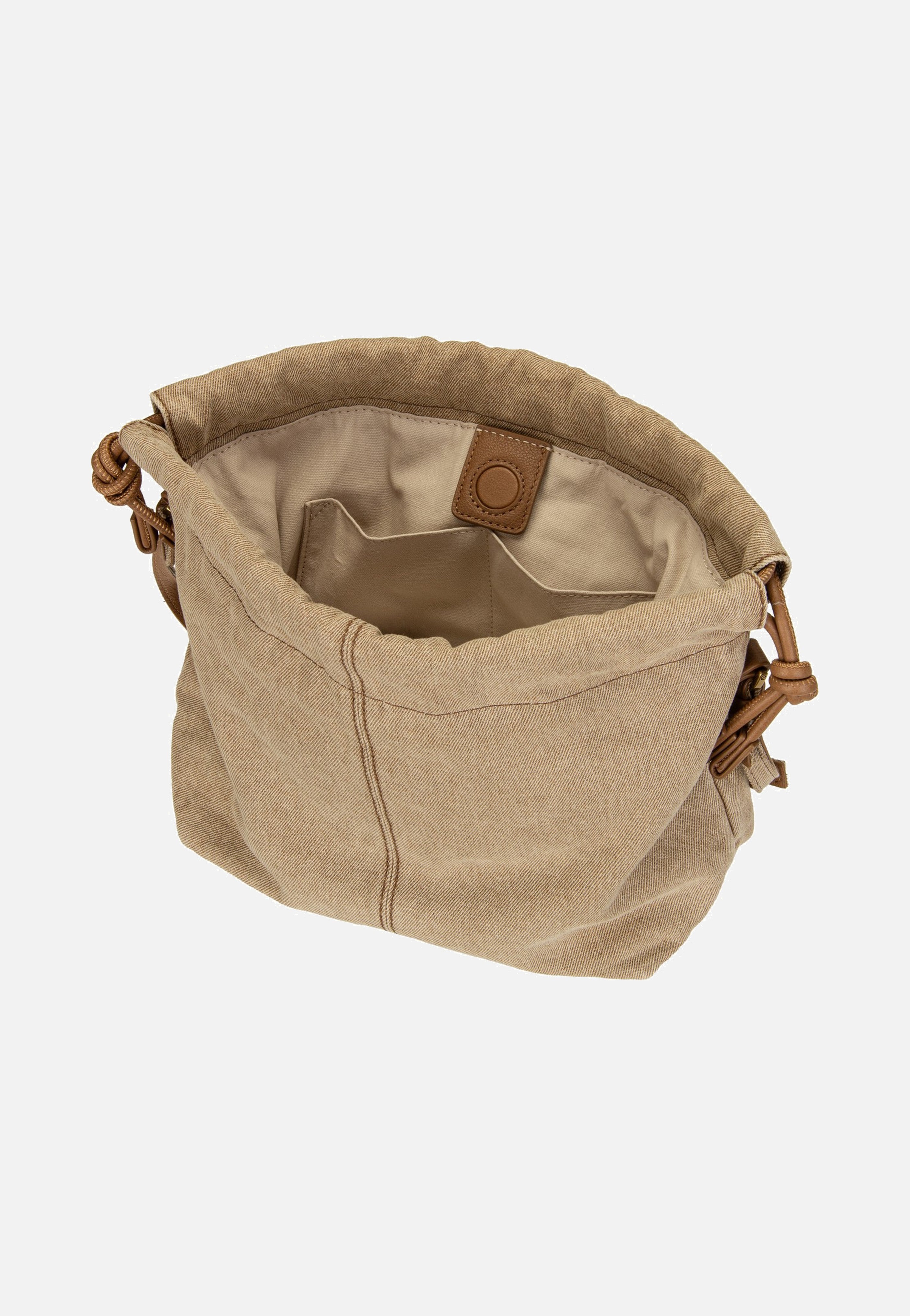 Liebeskind Berlin Lya II Hobo S Denim Beige Crossbody Bag
