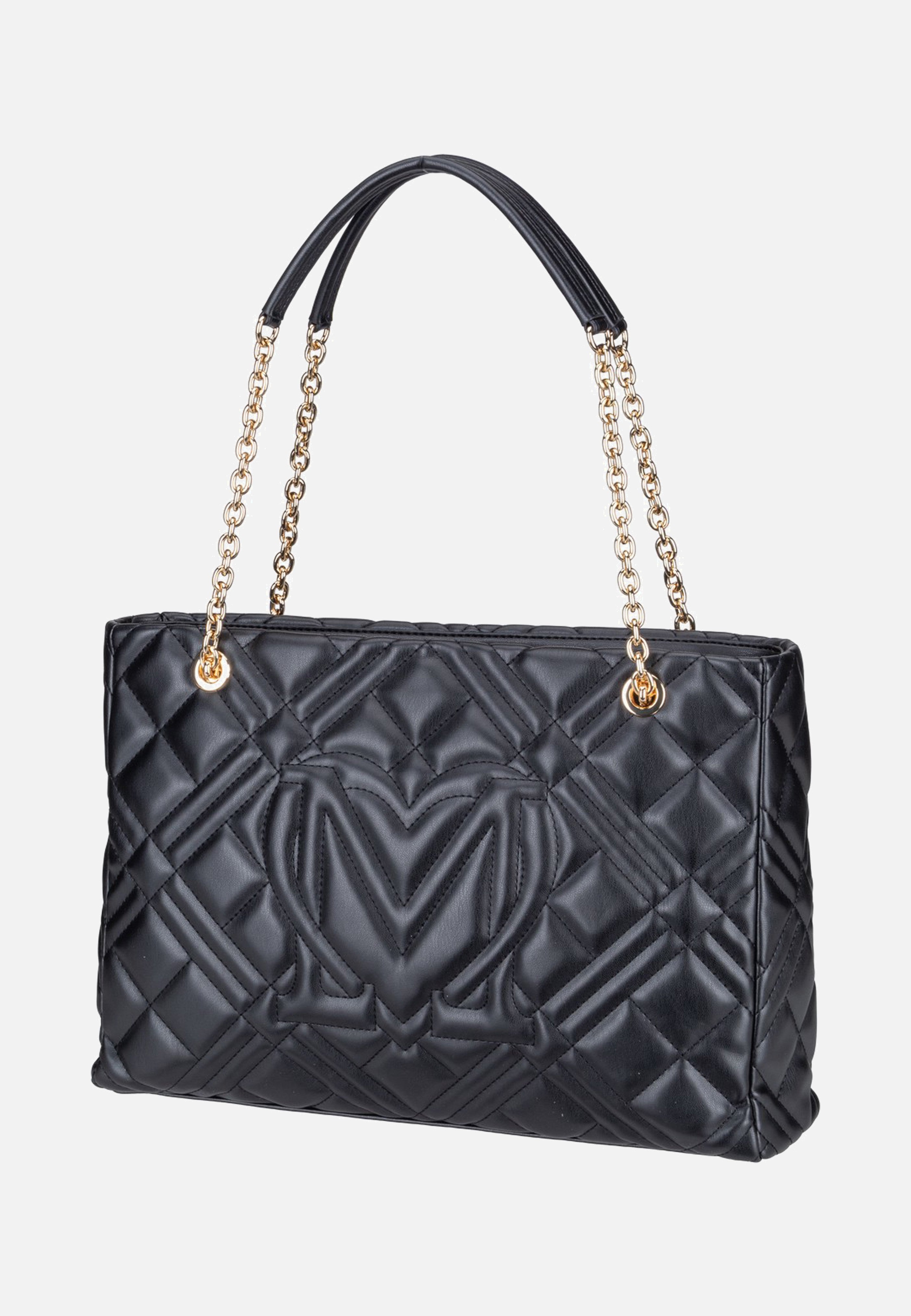 Love Moschino Quilted Bag 4145 Black Shoulder Bag