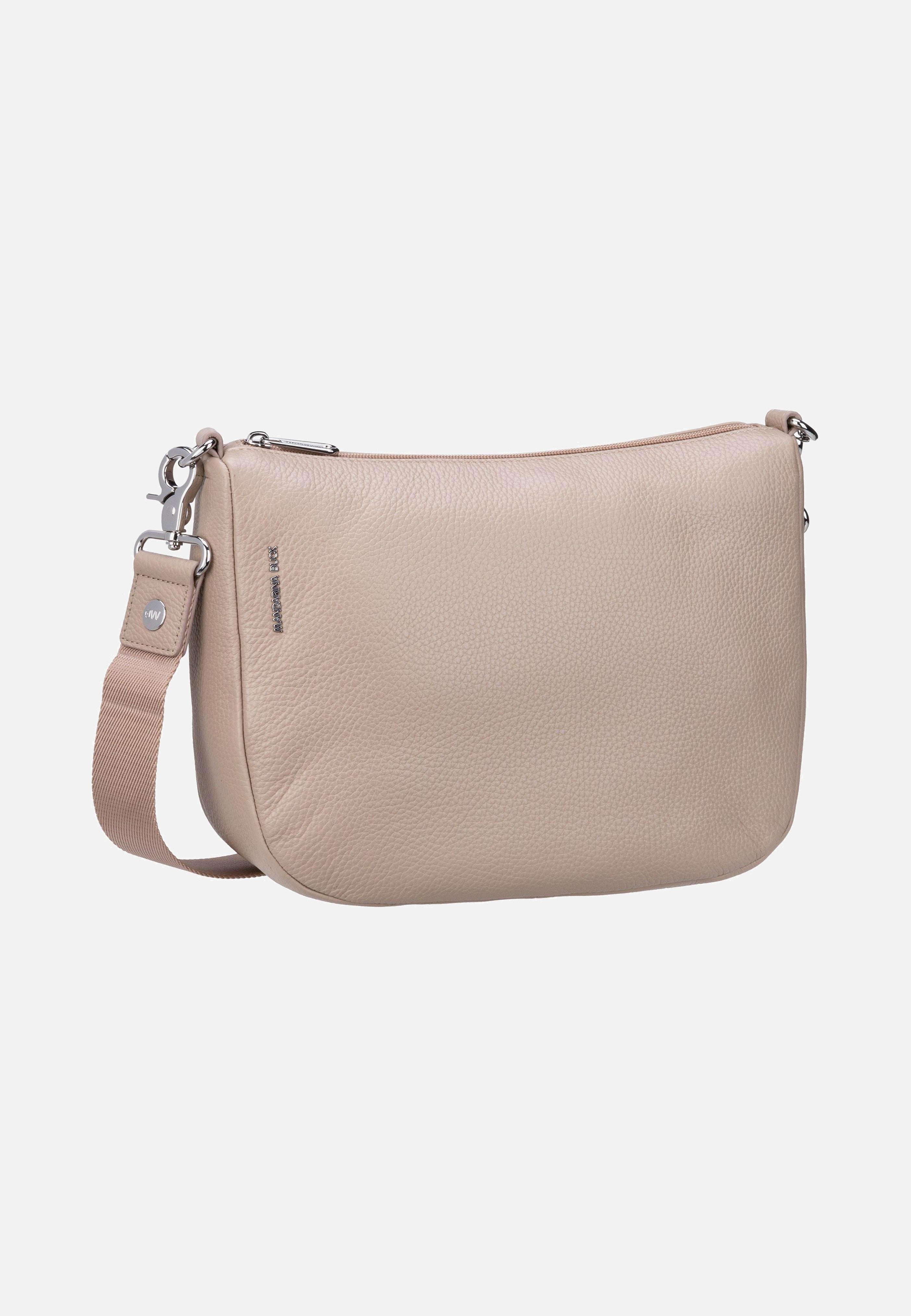 Mandarina Duck Mellow Leather Hobo FZT79 Warm Taupe Beuteltasche