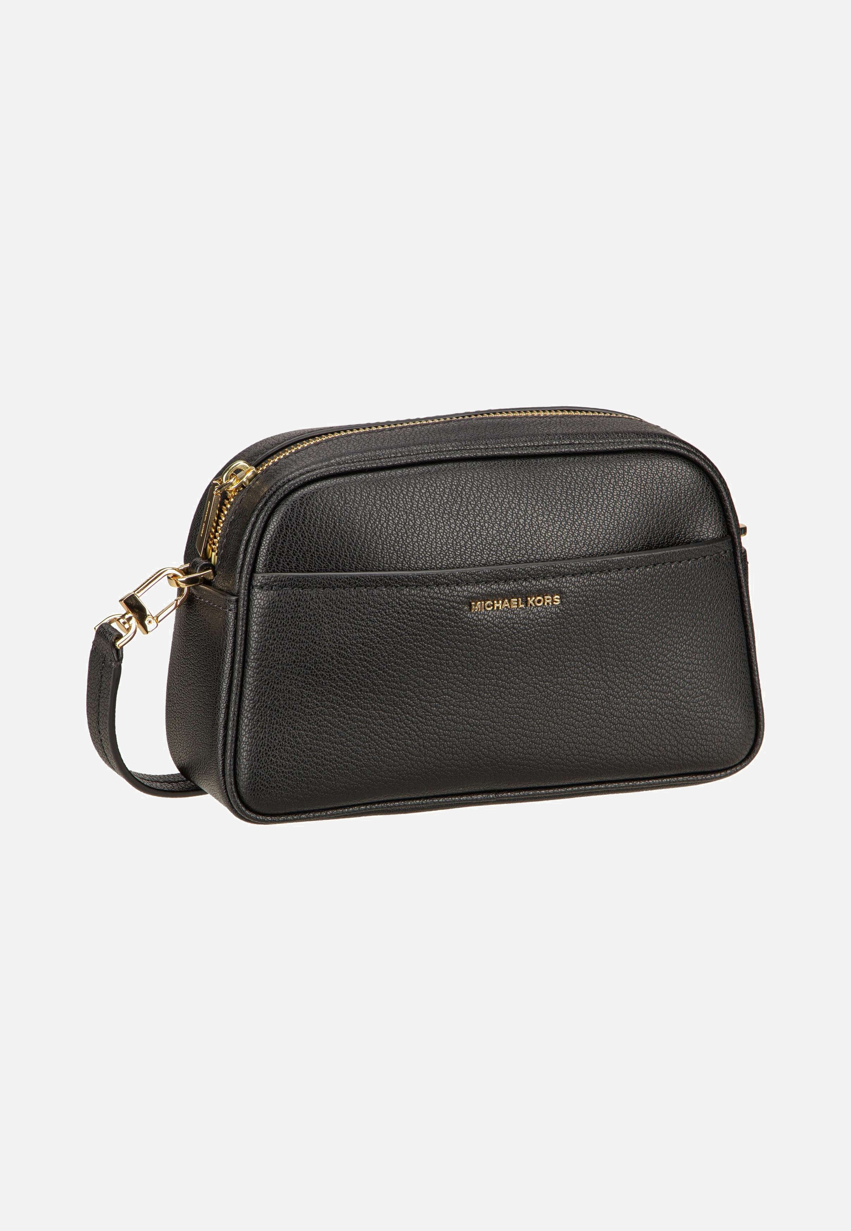 Michael Kors Jet Set SM Camera XBody Solid Embossed Black Umhängetasche