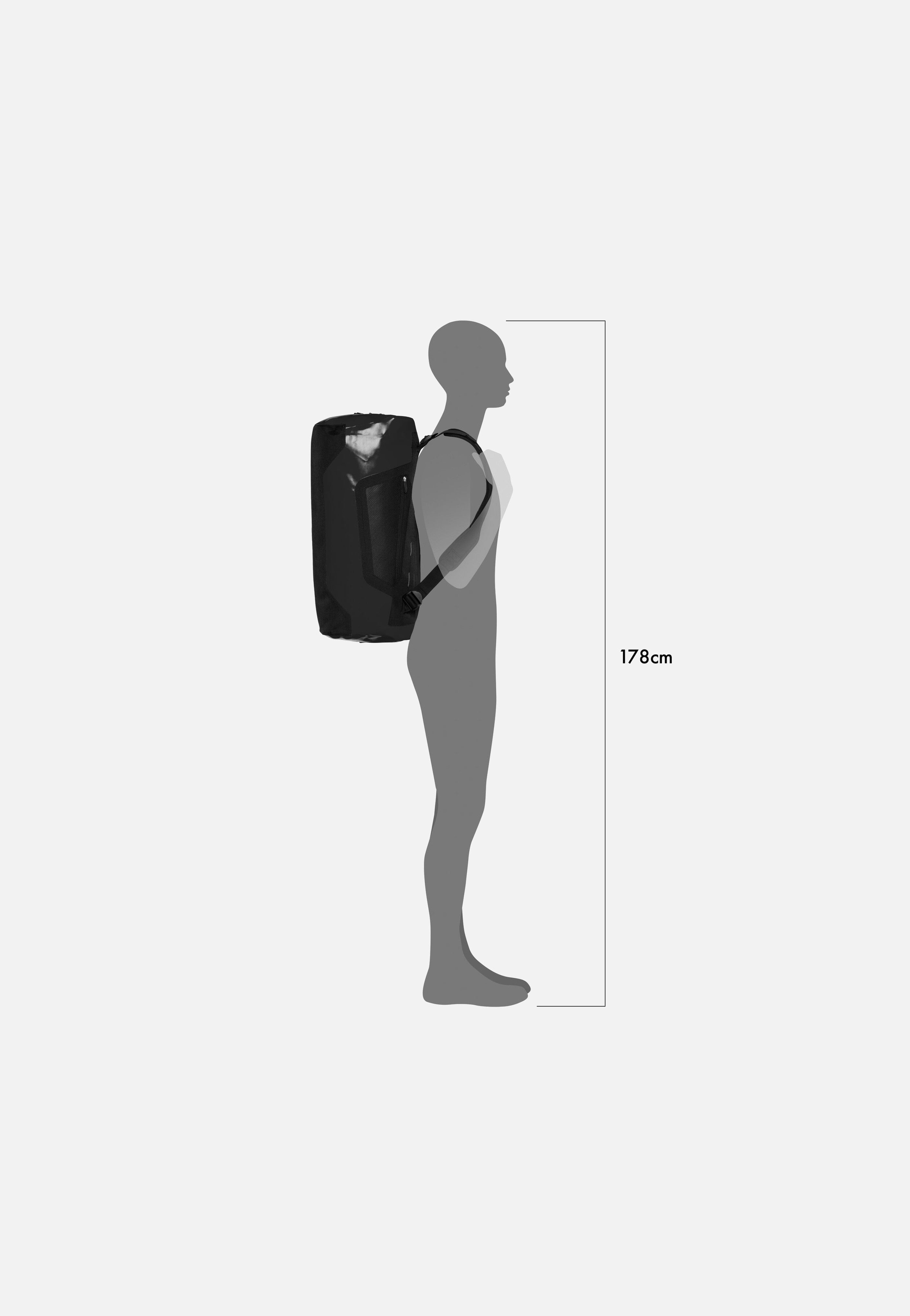 ORTLIEB Duffle 60L Schwarz Duffle Bags