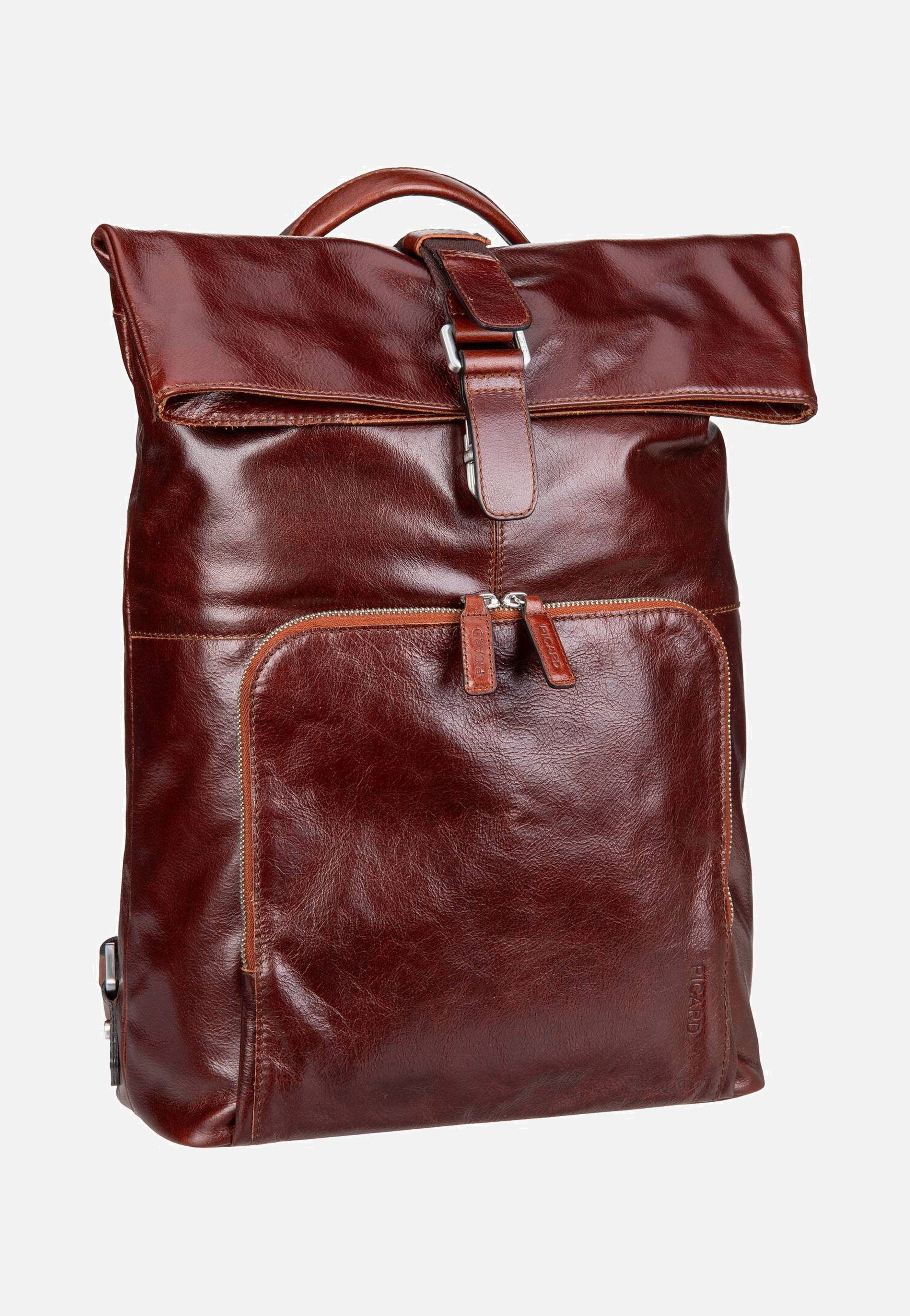 Picard Buddy 5667 Cognac Rolltop Rucksack