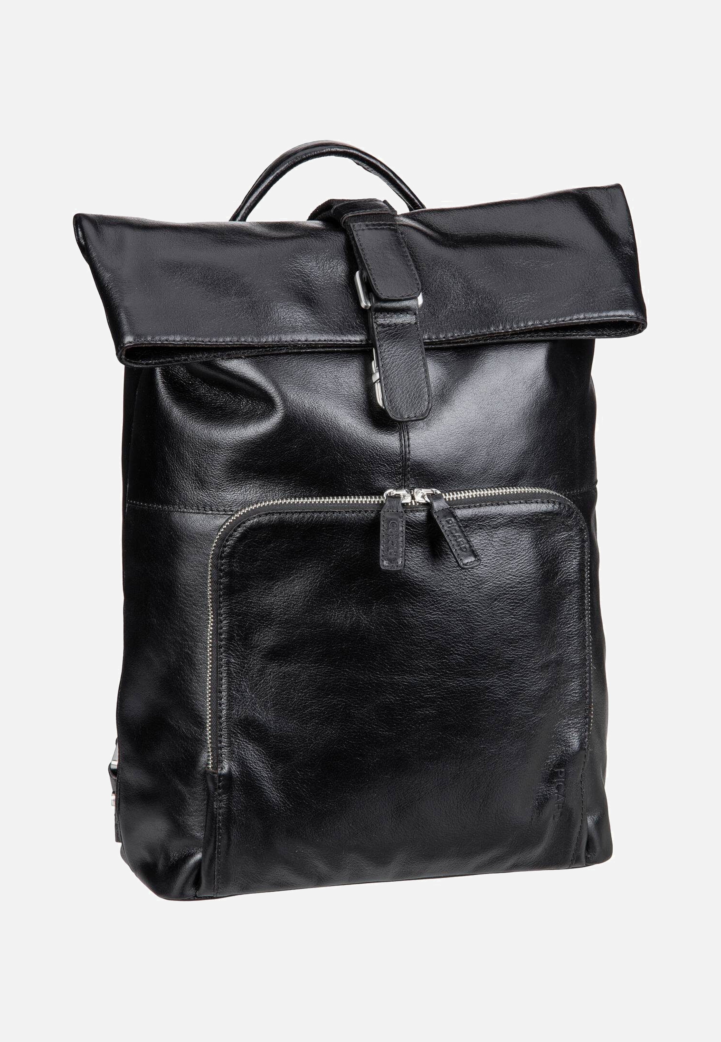 Picard Buddy 5667 Schwarz Rolltop Rucksack