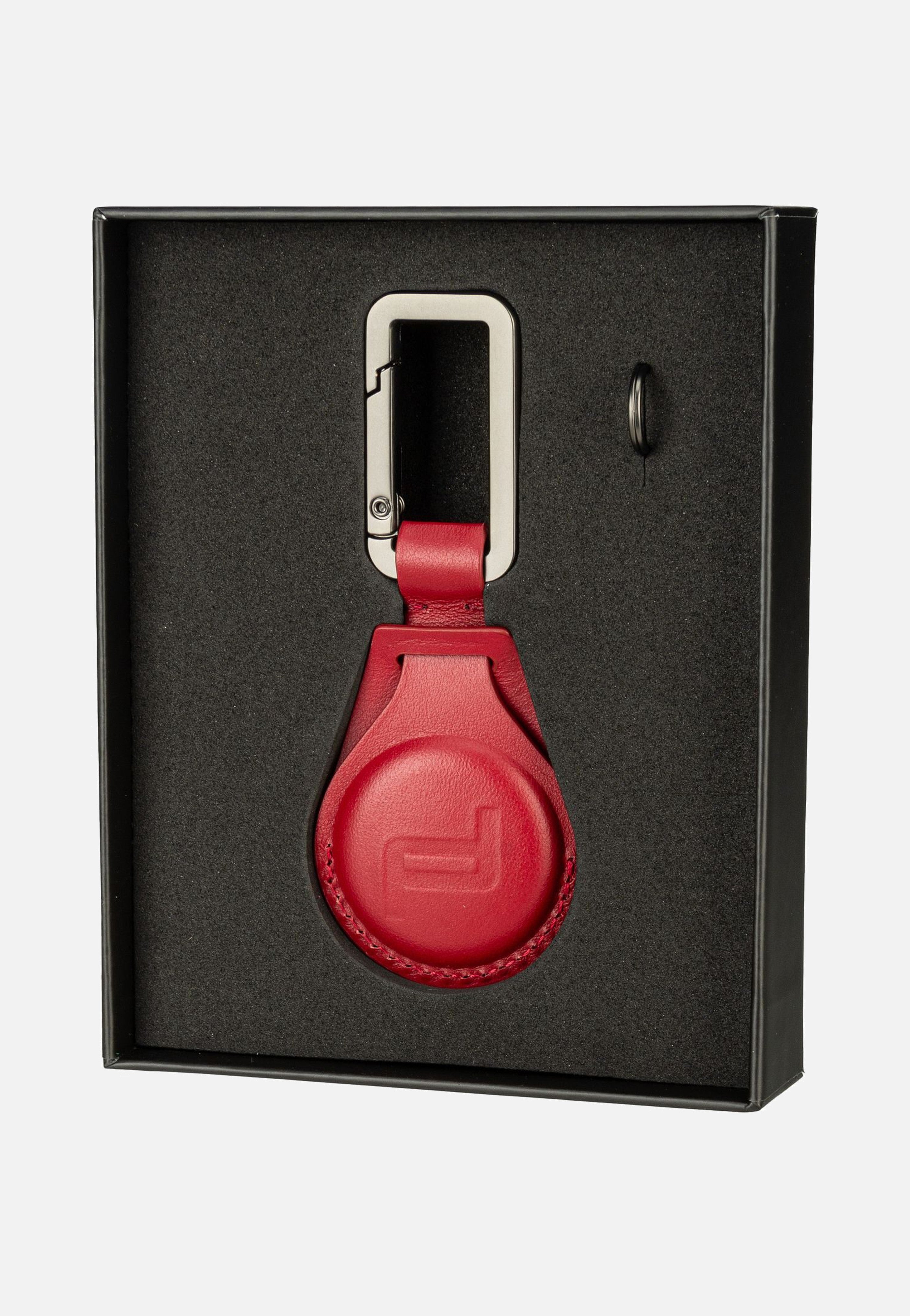 Porsche Design Keyring Airtag 28810 Carmine Red Keychain