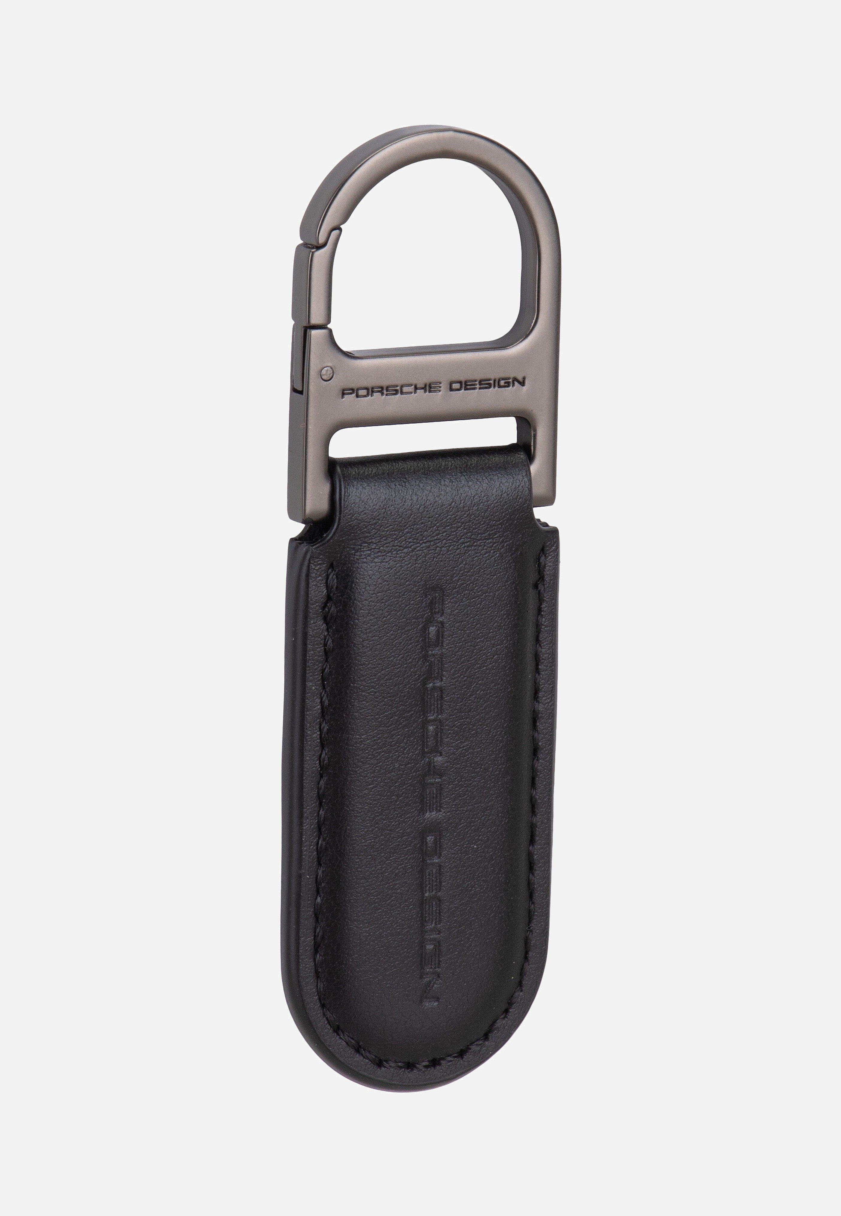 Porsche Design Keyring Oval 28809 Black Keychain