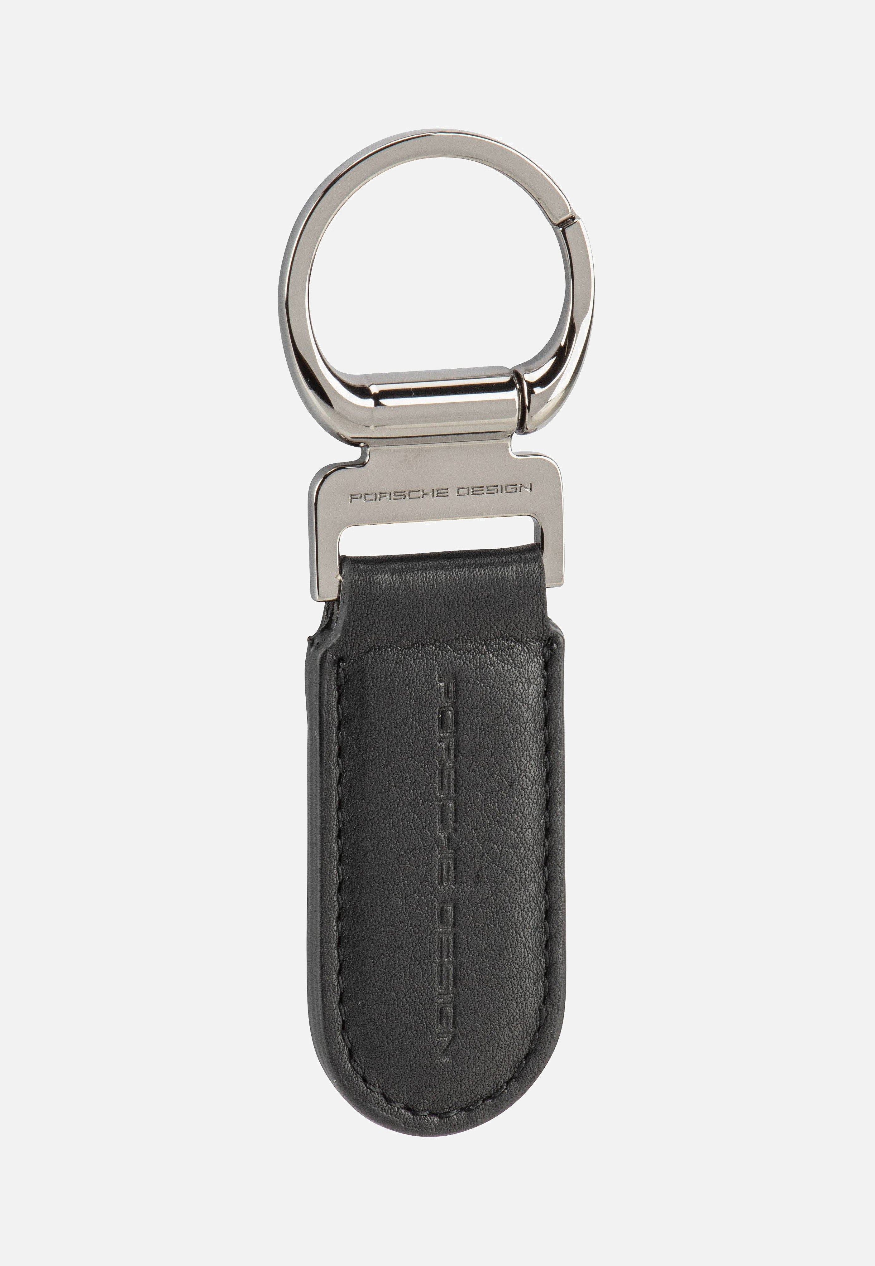 Porsche Design Keyring Oval 8806 Black Keychain