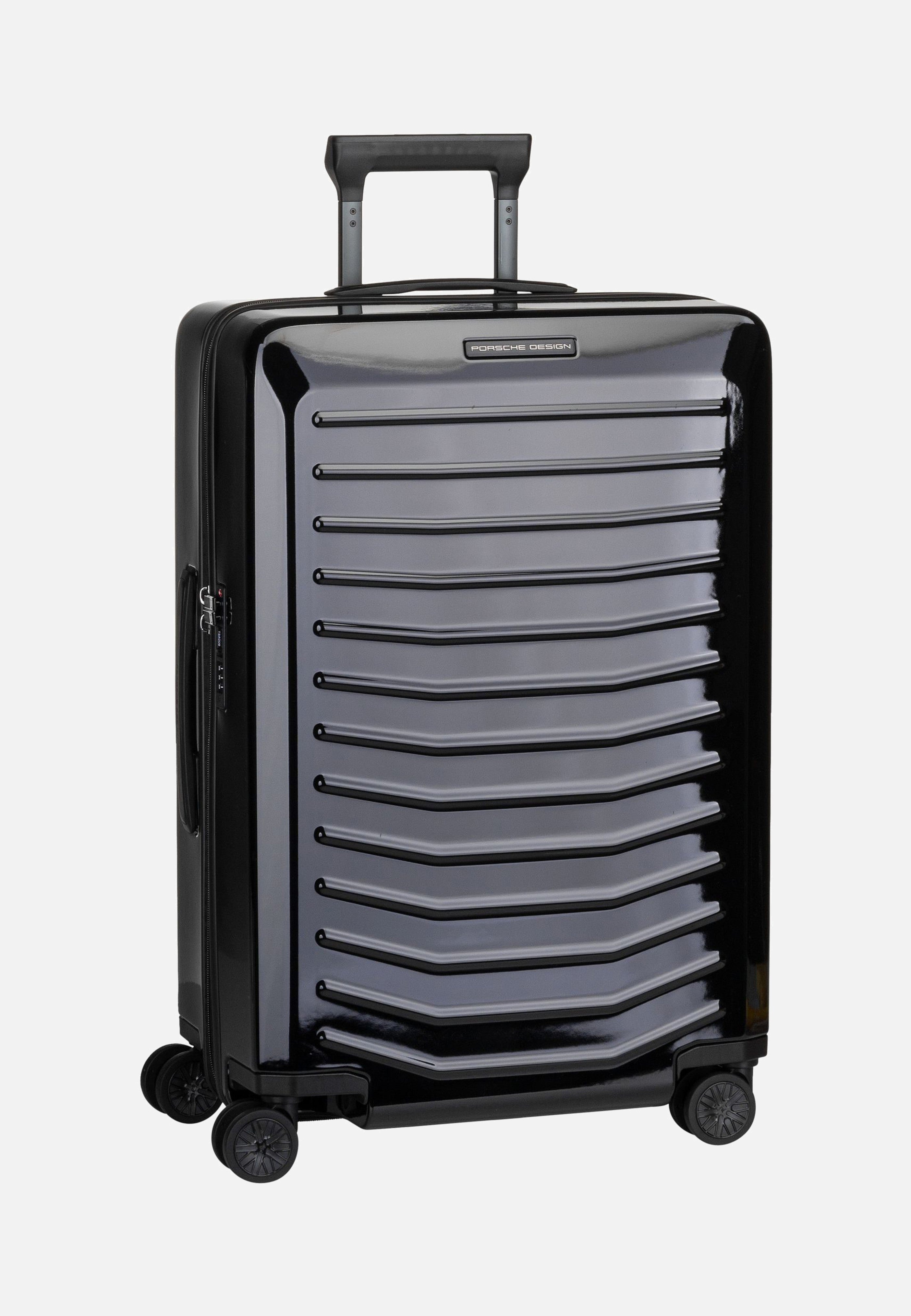 Porsche Design Roadster 4W Trolley M Shiny Black Koffer