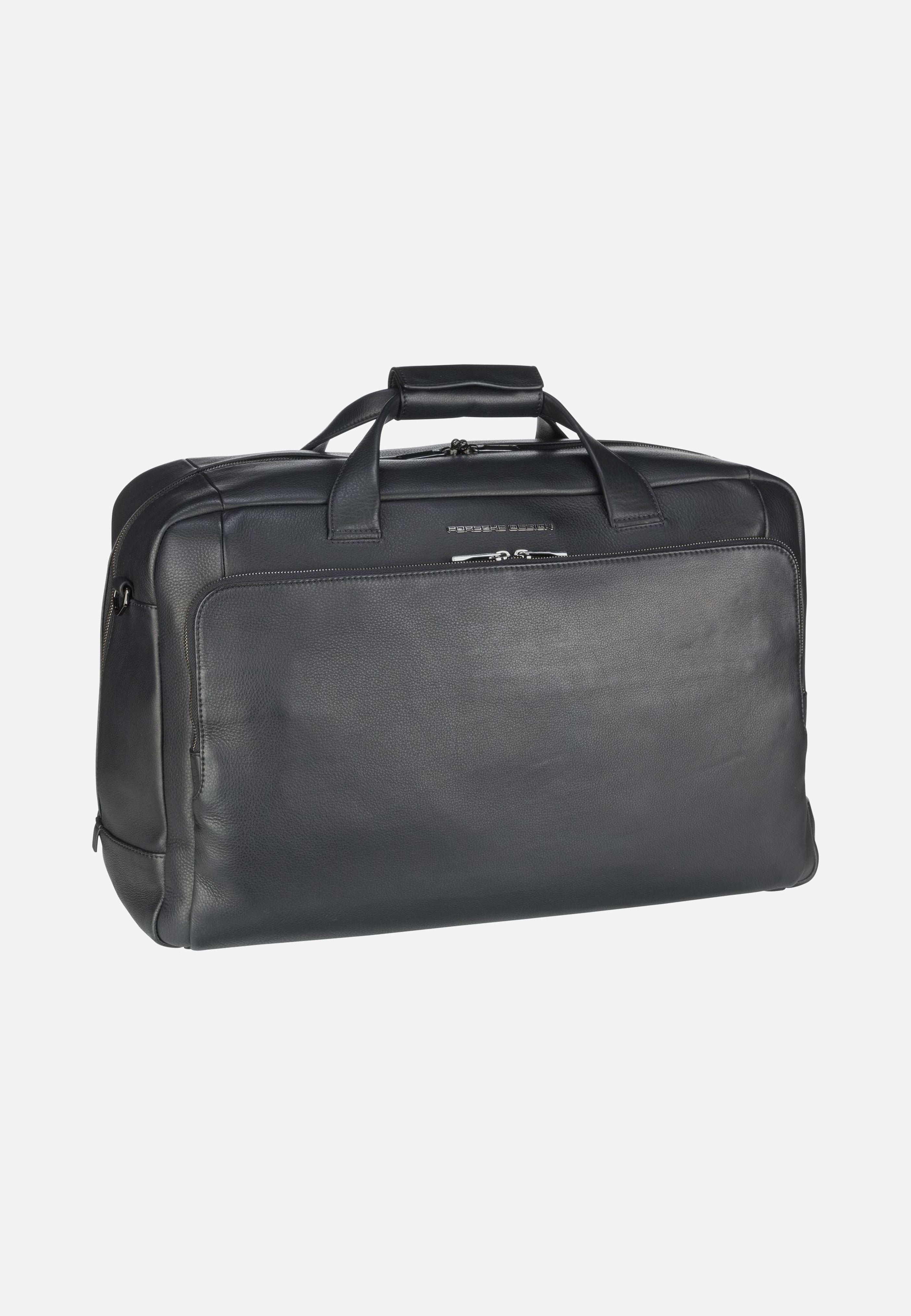 Porsche Design Roadster Leather 1001 Black Weekender