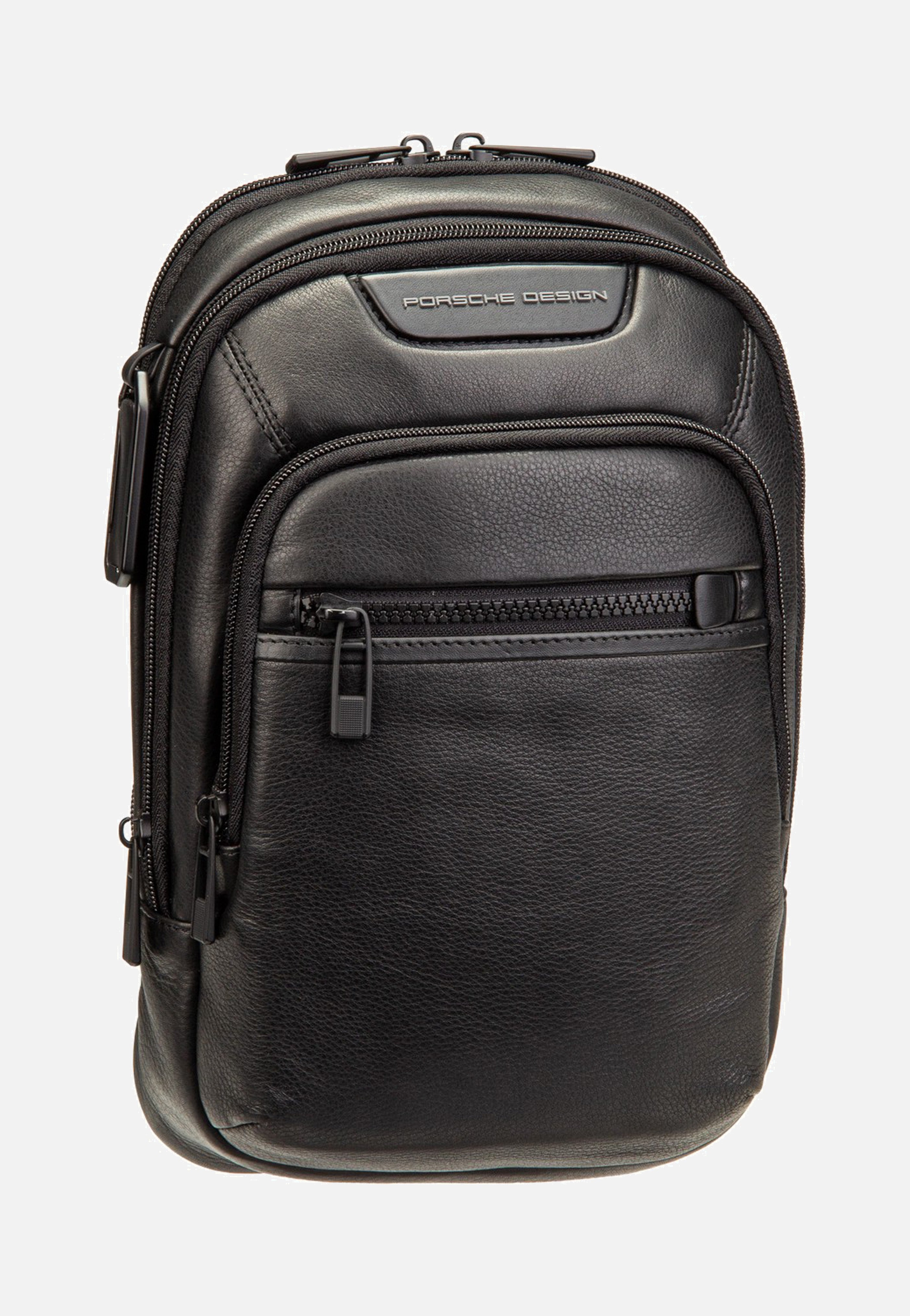 Porsche Design Roadster Leather Evo Sling Bag Black Sling Bag