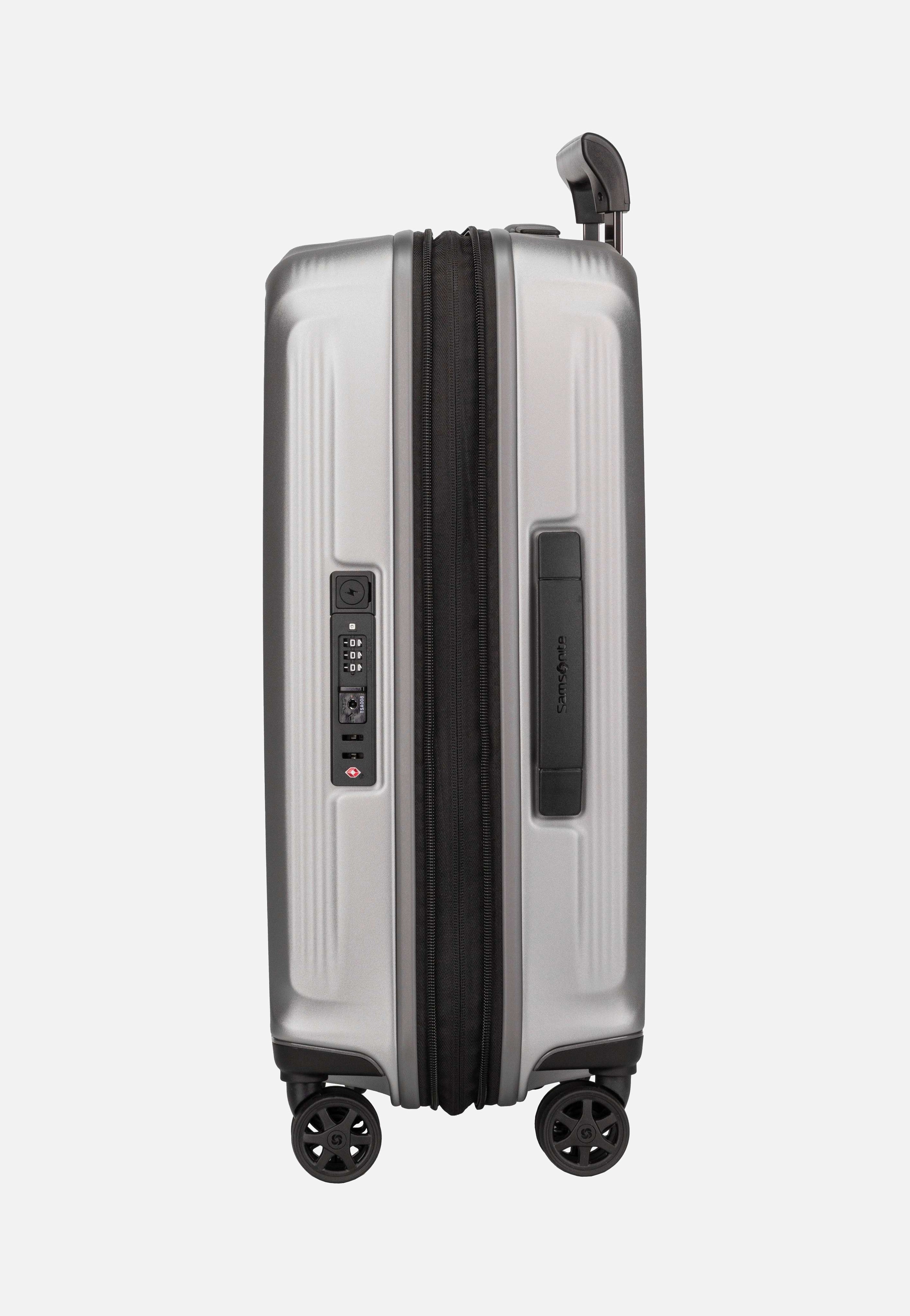 Samsonite Nuon Spinner 55 EXP Matt Silver Koffer