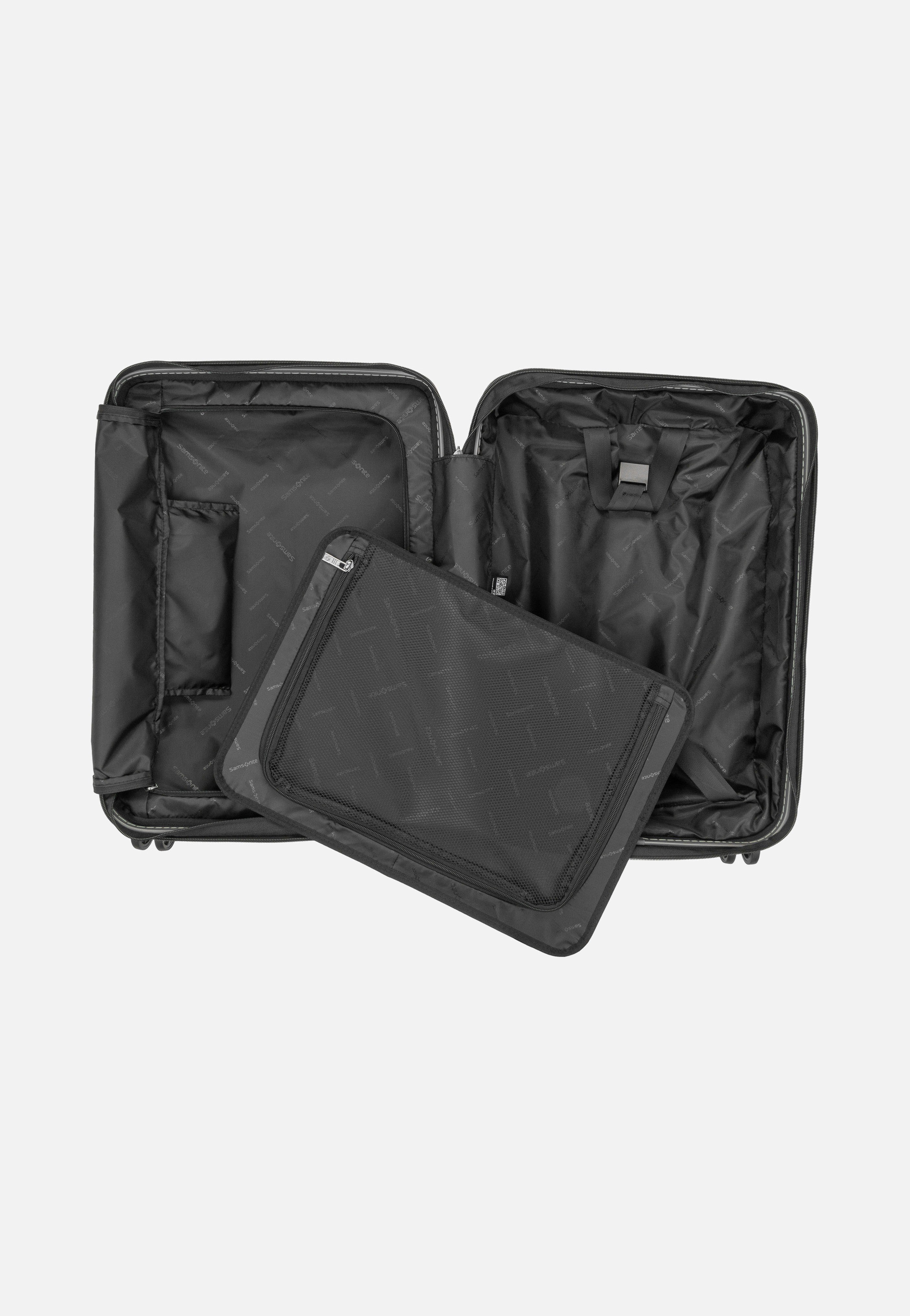 Samsonite Nuon Spinner 55 EXP Matt Silver Koffer