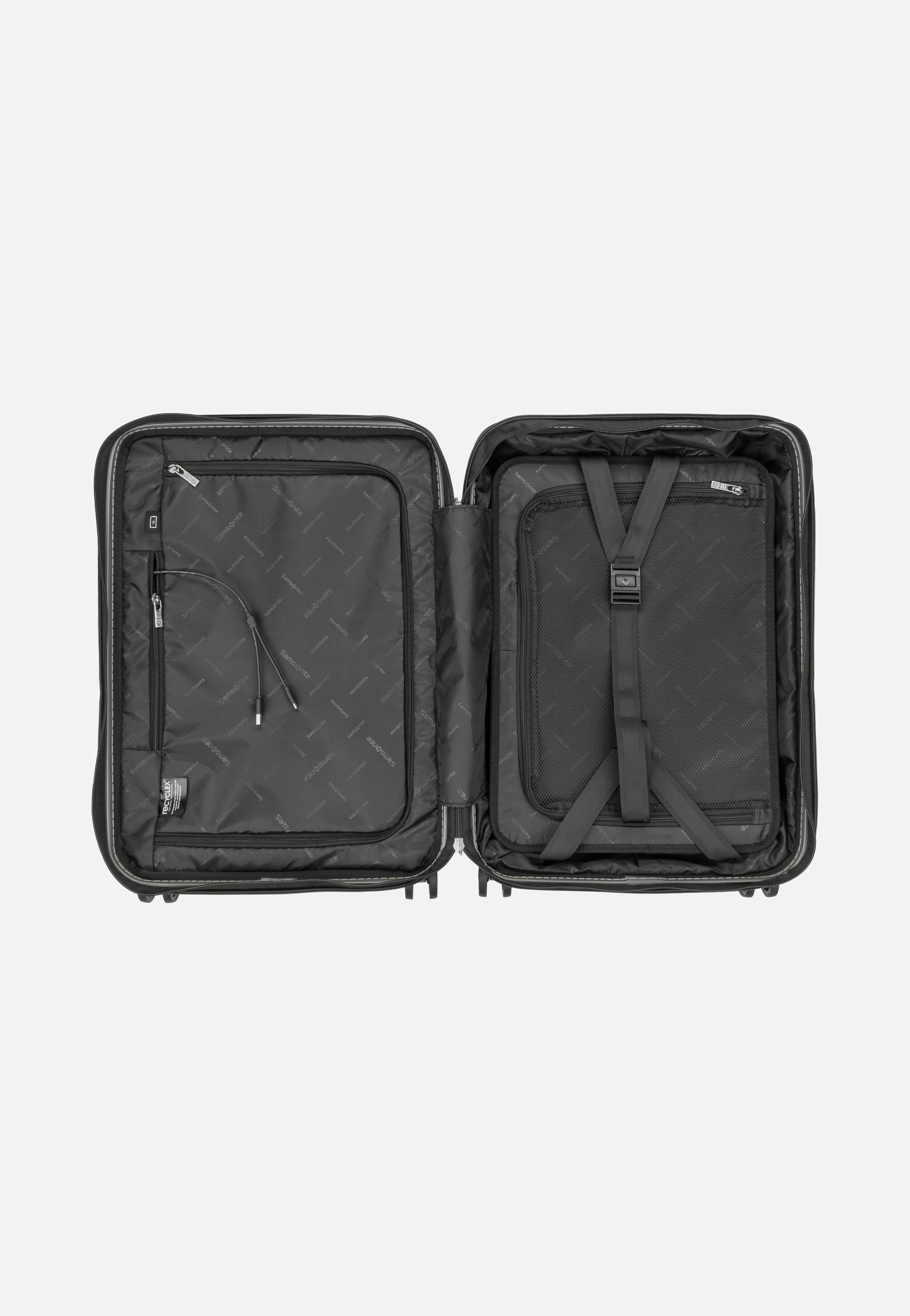 Samsonite Nuon Spinner 55 EXP Matt Silver Koffer
