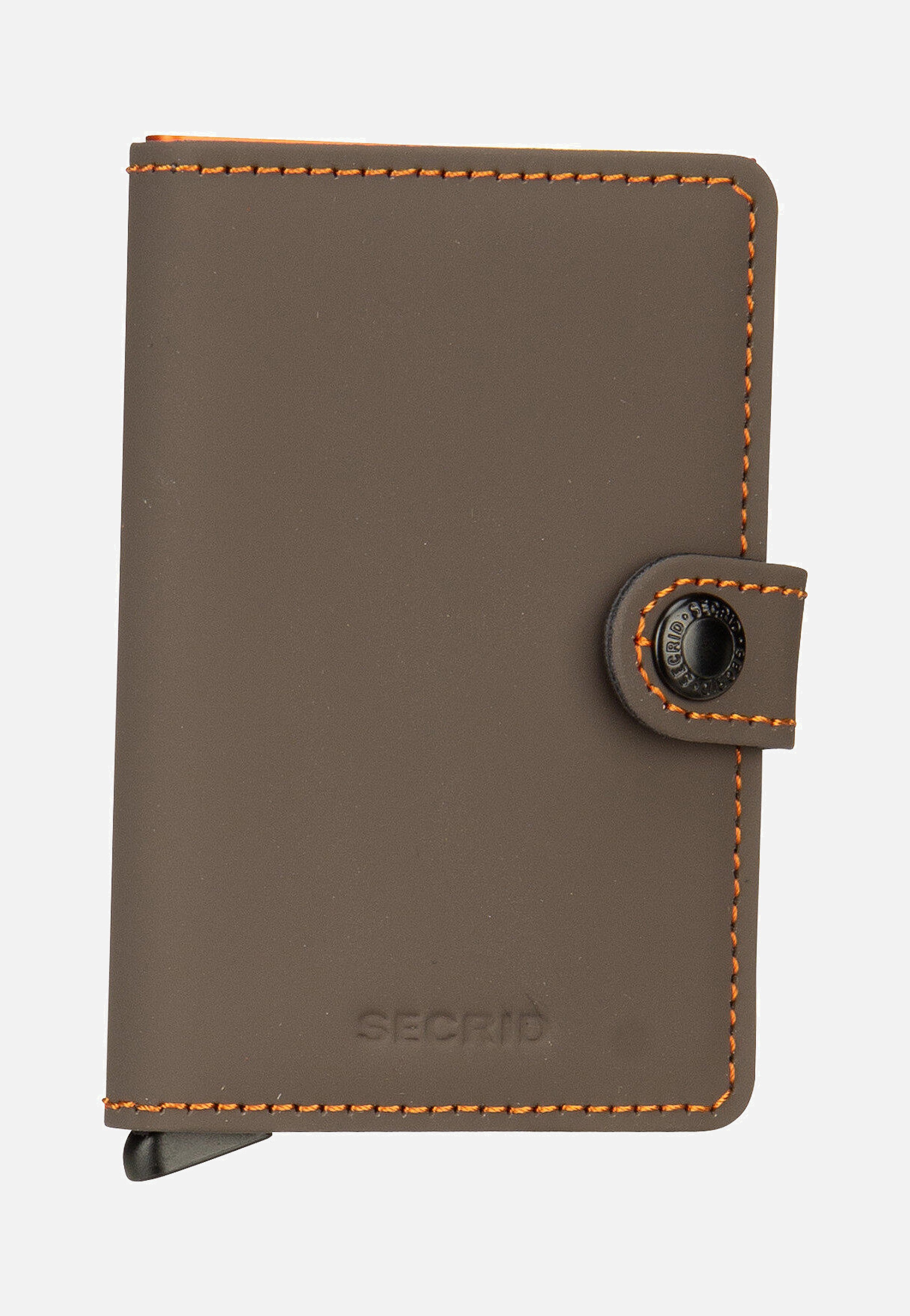 Secrid Miniwallet Matte Truffle-Orange Portemonnaie