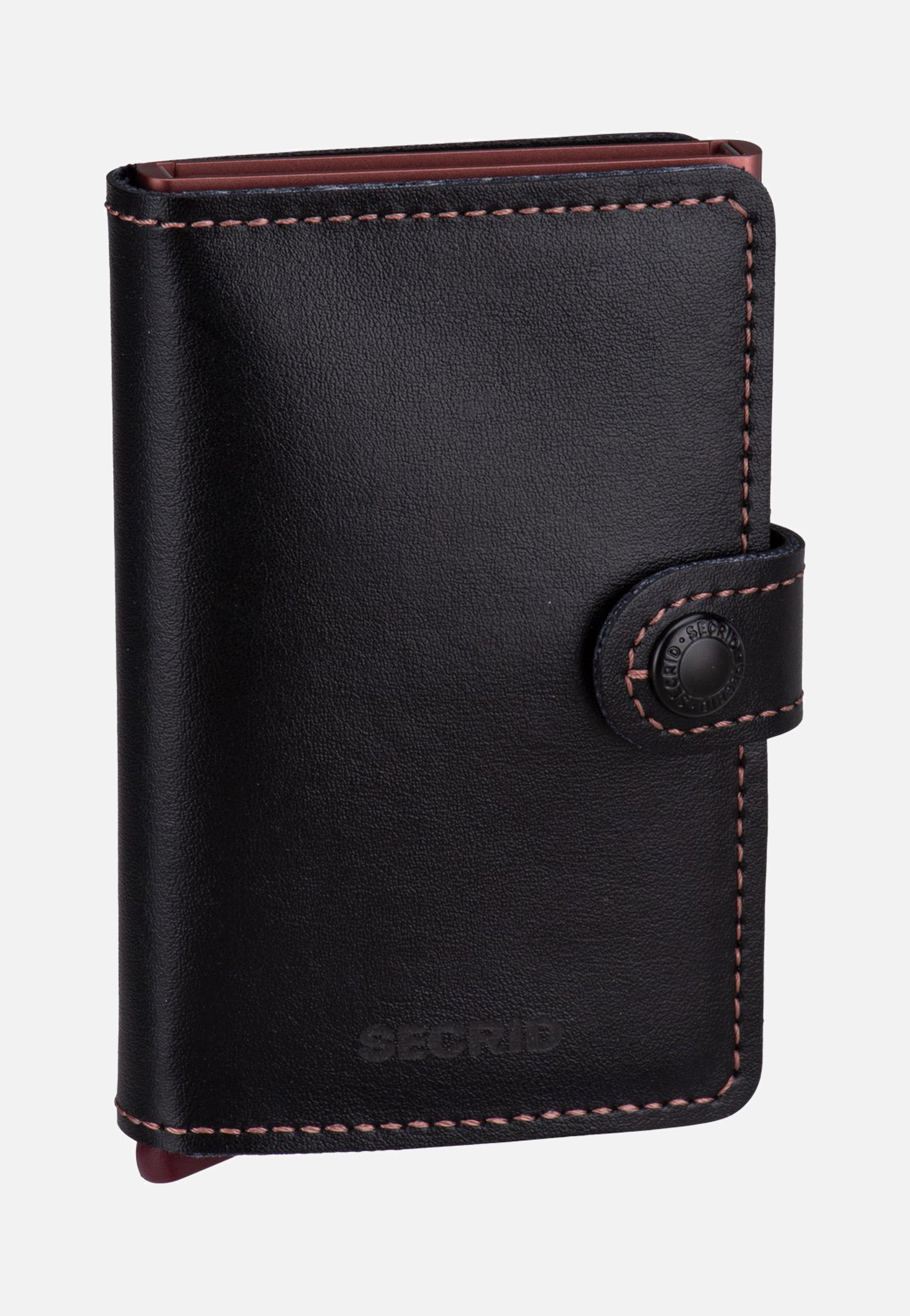 Secrid Miniwallet Mirum Plant-Based Black Rose Portemonnaie