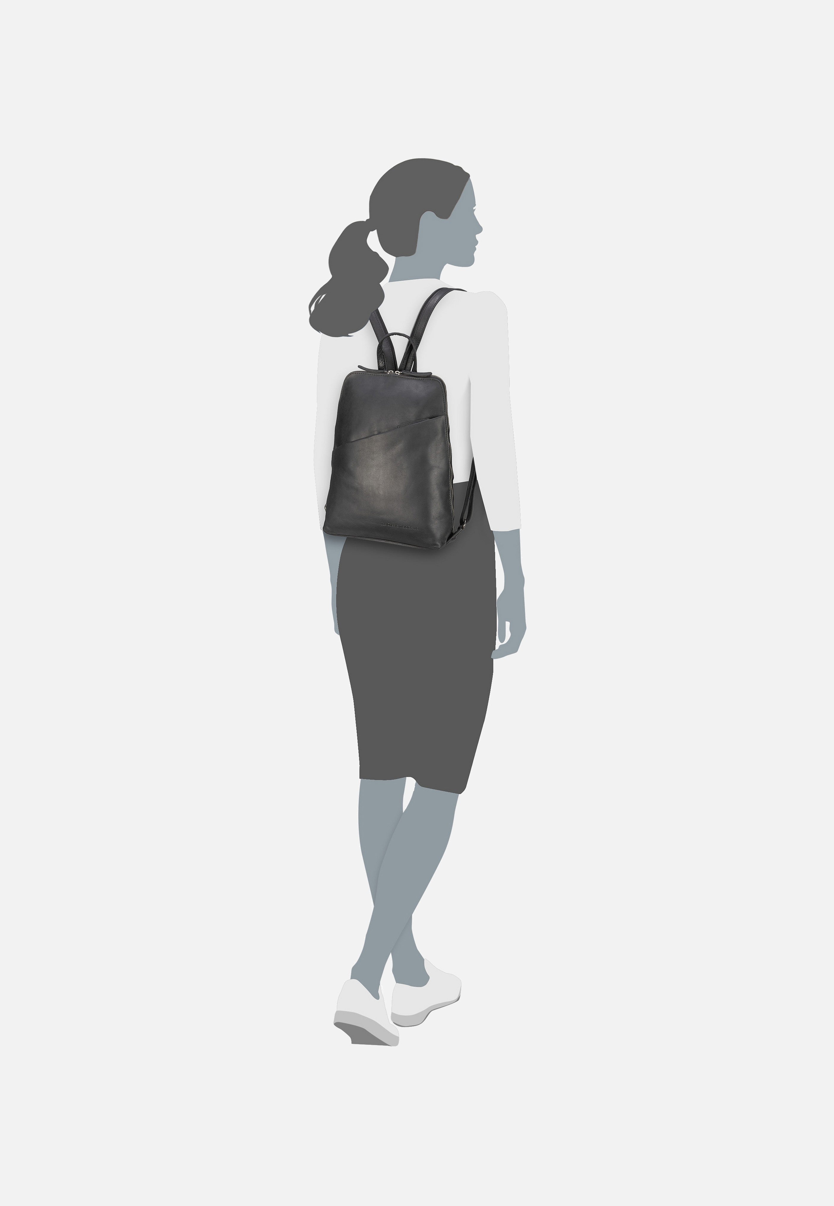 The Chesterfield Brand Amanda 0147 Black Rucksack