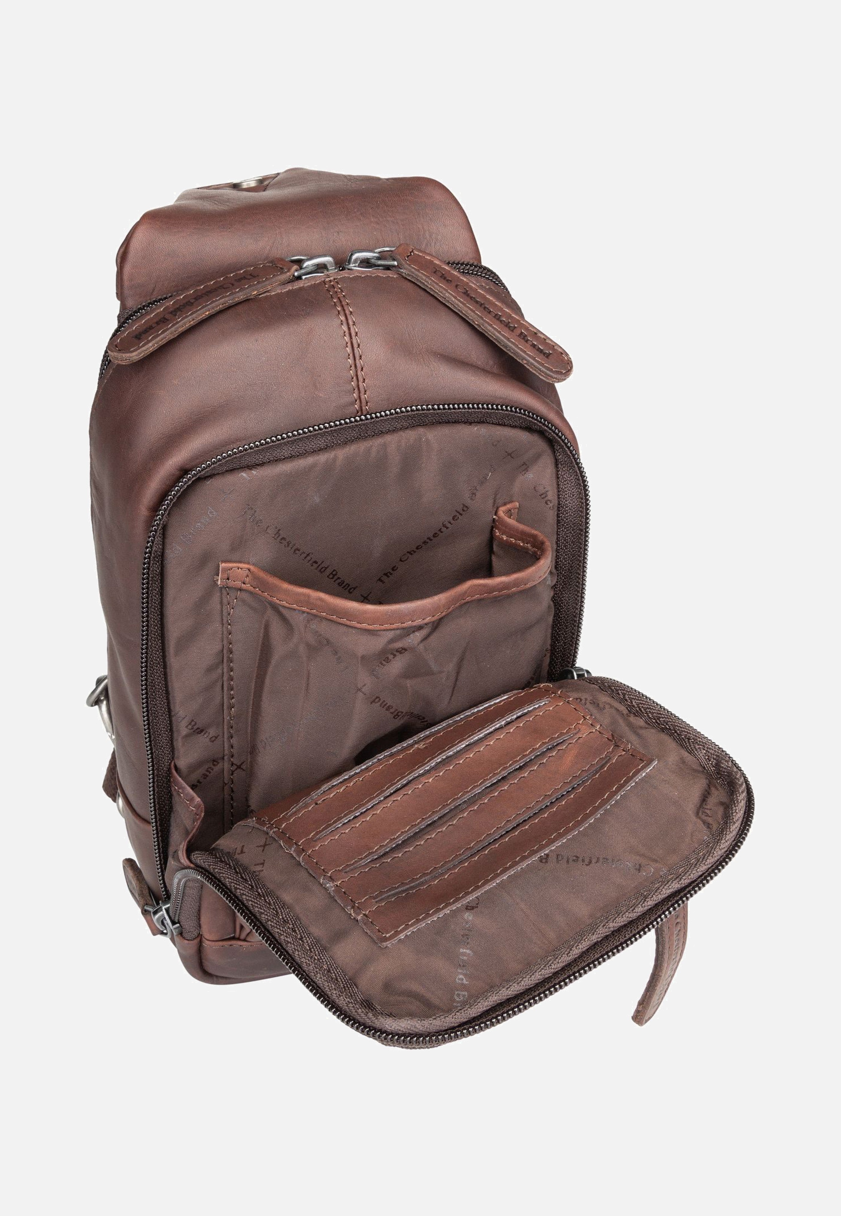 The Chesterfield Brand Riga 0284 Brown Sling Bag