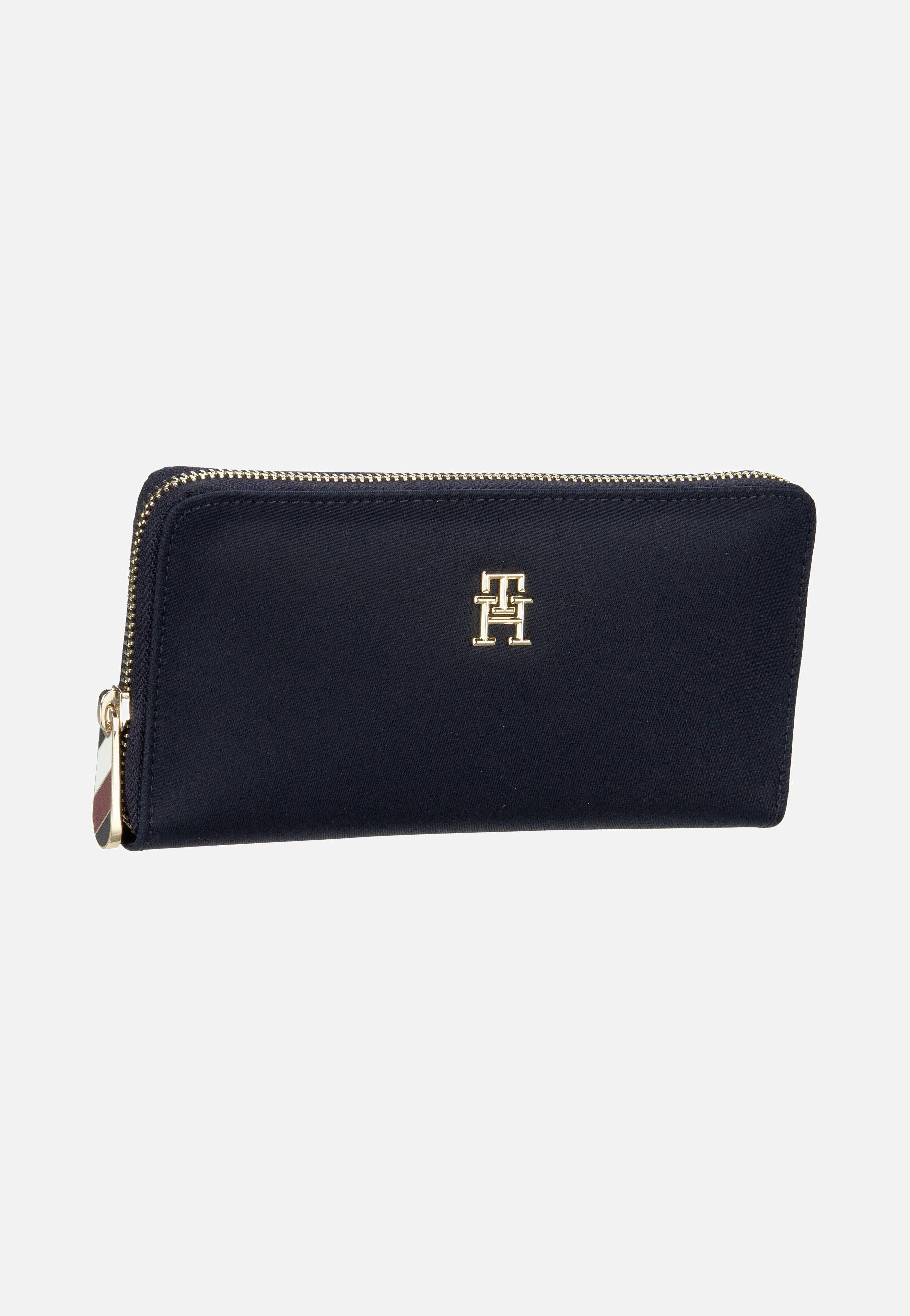 Tommy Hilfiger TH Emblem Large ZA Space Blue Portemonnaie