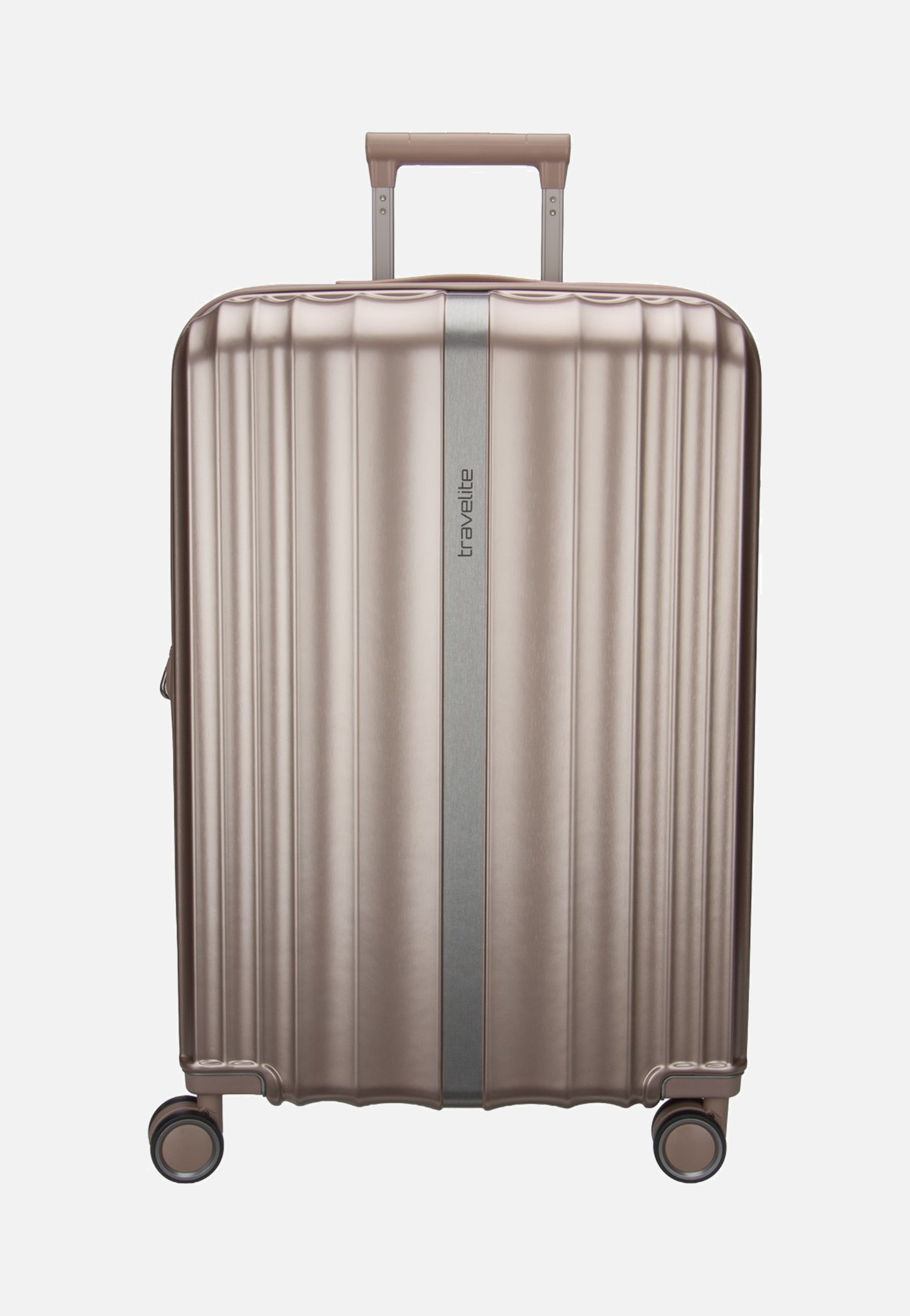 travelite Paros 4W Trolley M Cappuccino Koffer