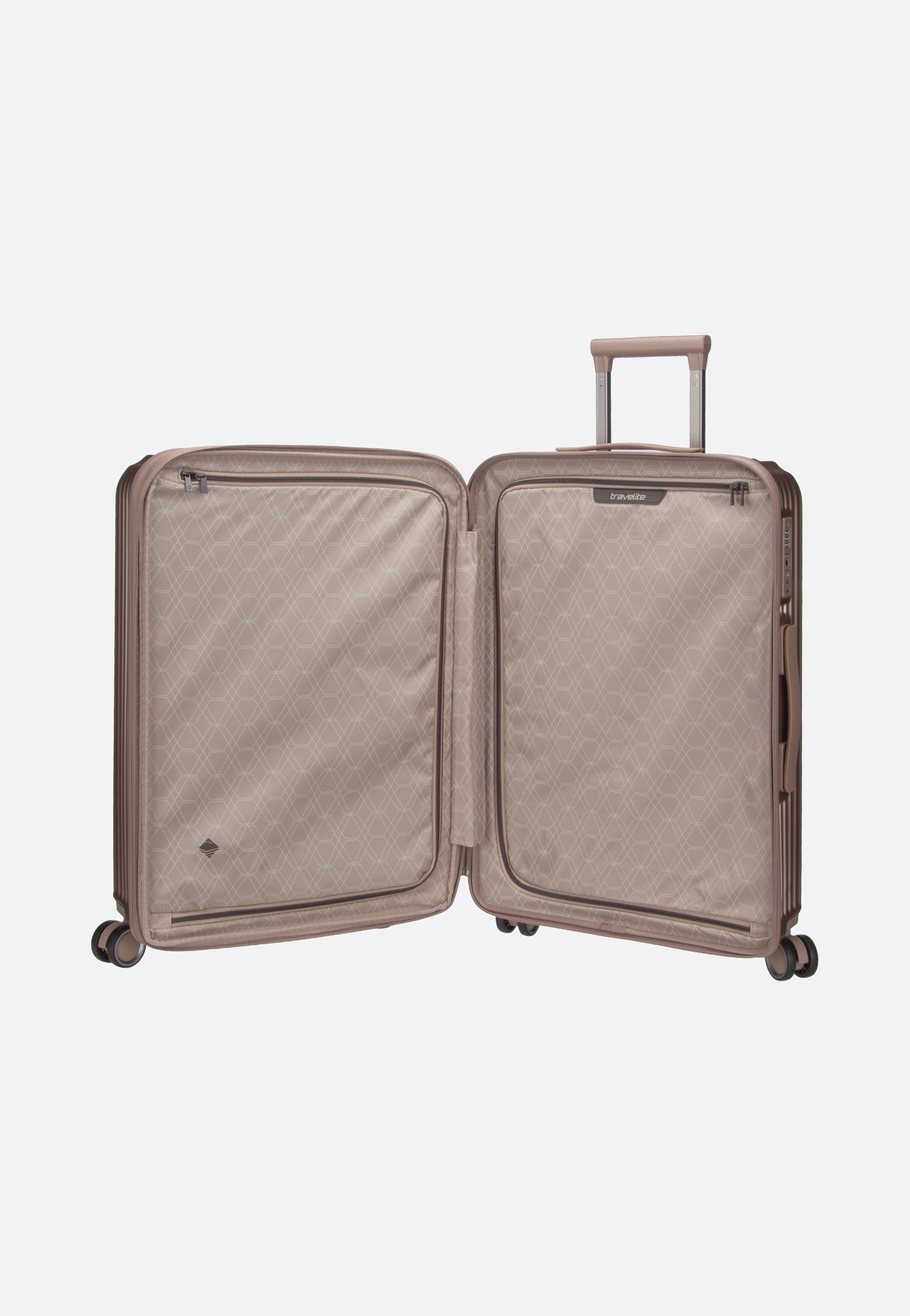 travelite Paros 4W Trolley M Cappuccino Koffer