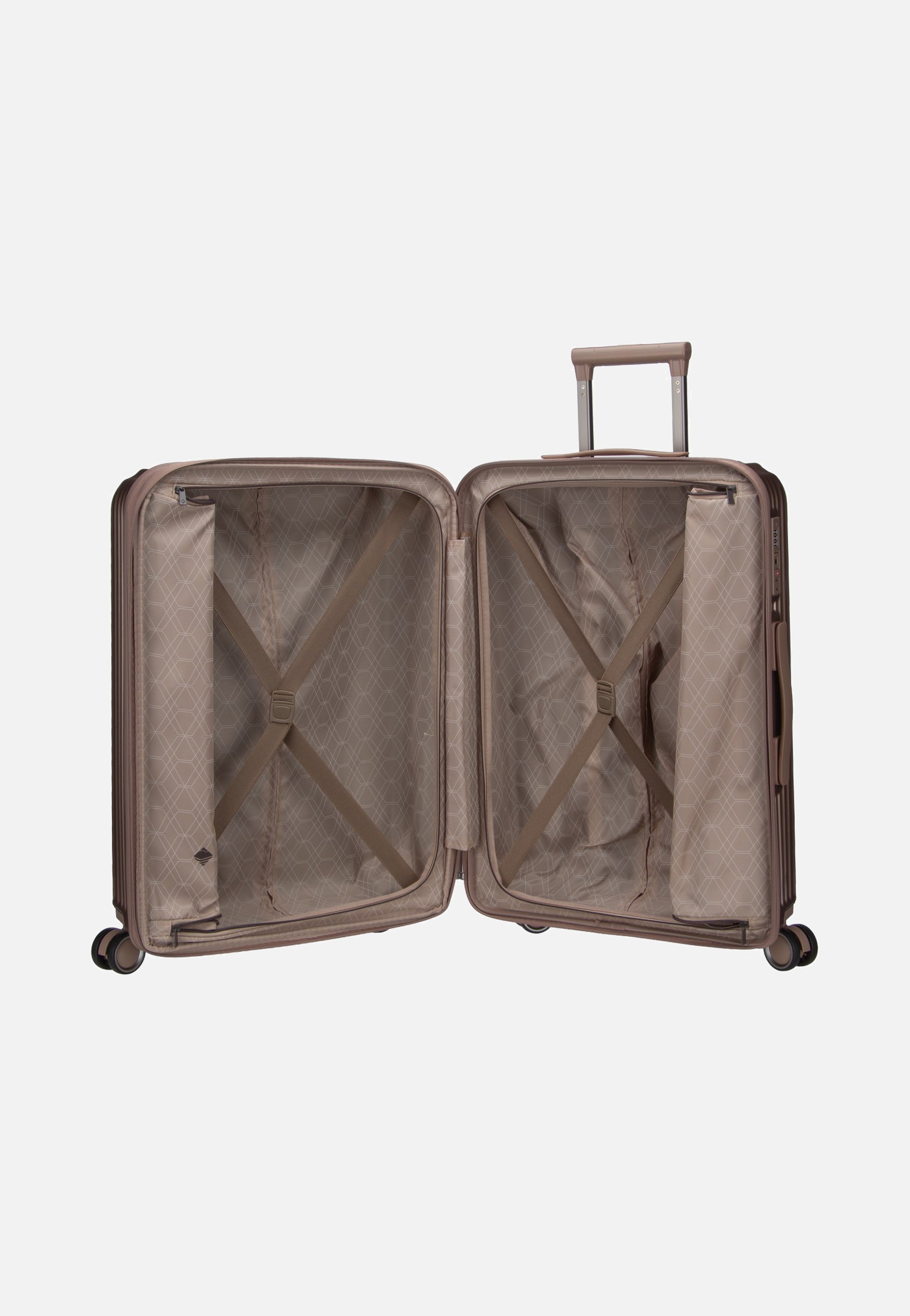 travelite Paros 4W Trolley M Cappuccino Koffer