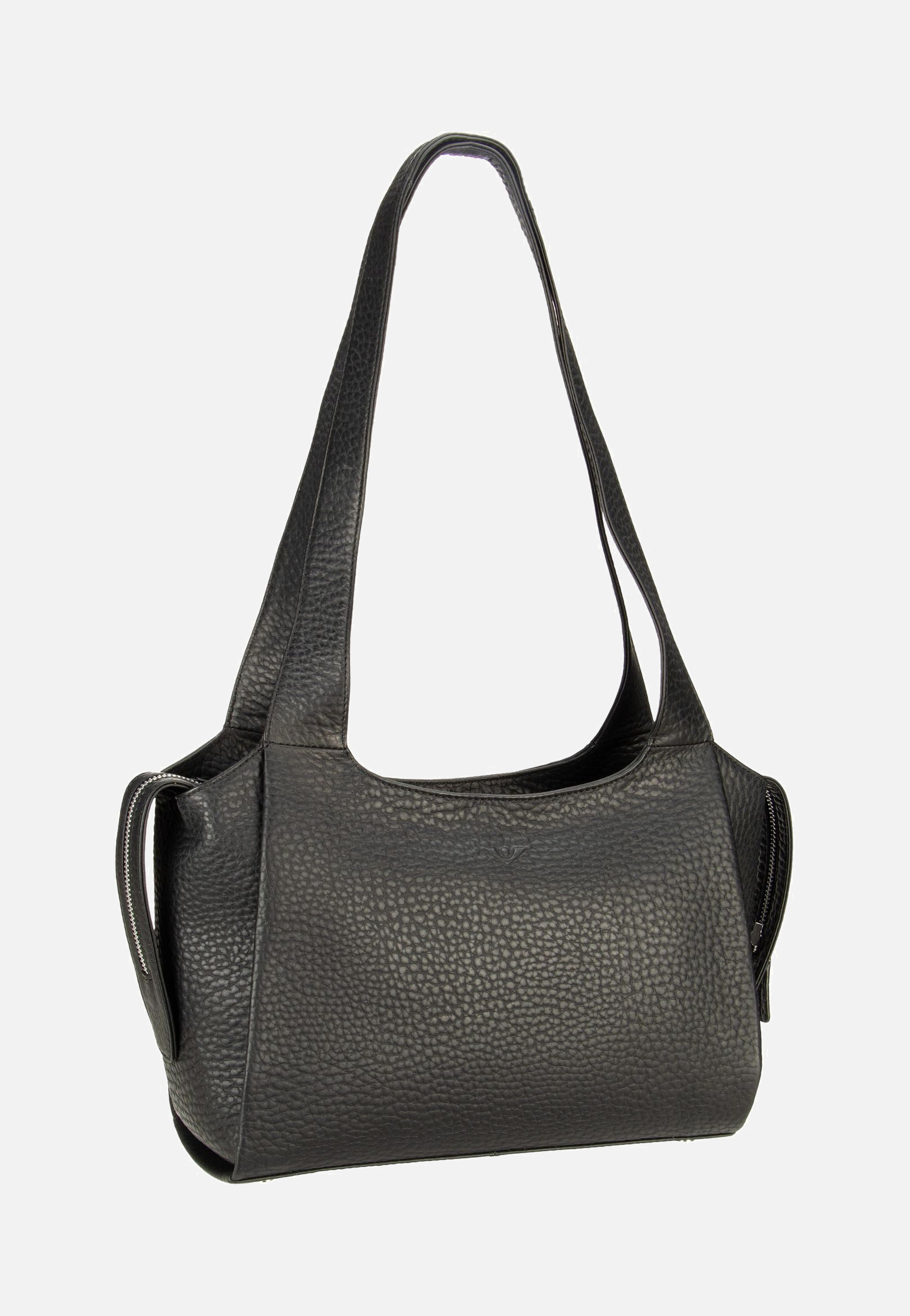 Voi Hirsch Adelina Schwarz Hobo Bag