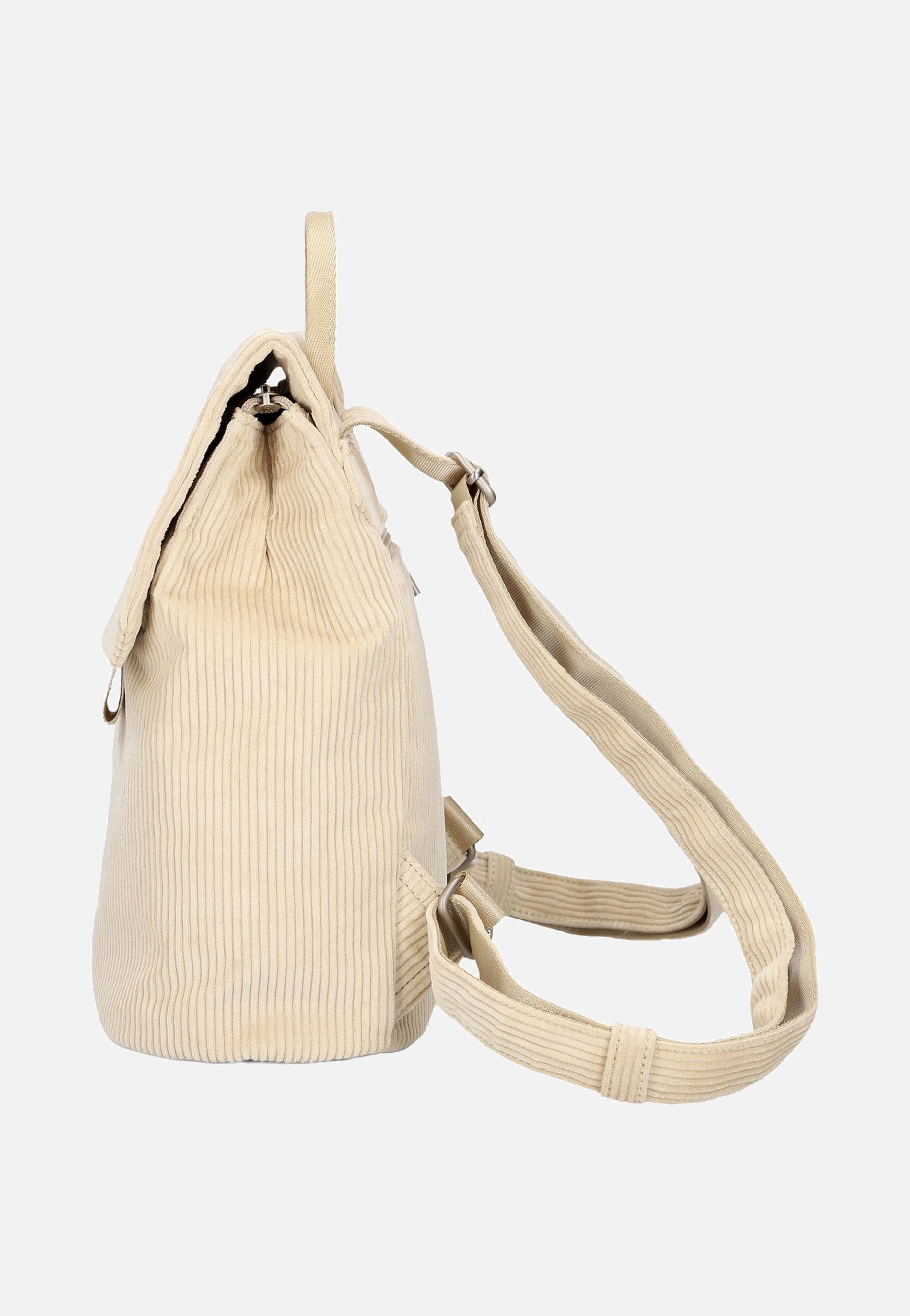zwei Mademoiselle MR8 Cord/Creme Rucksack